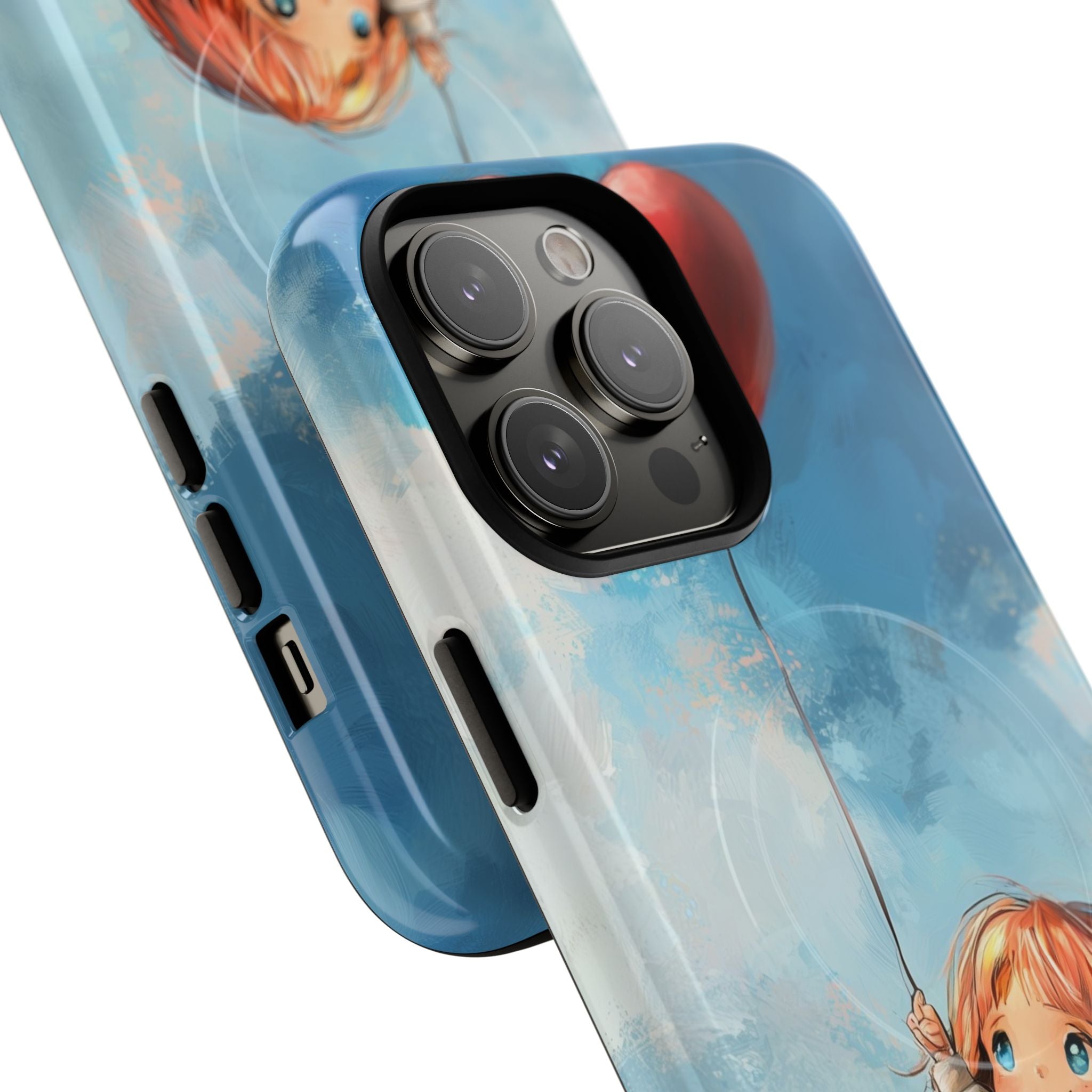 Crimson Heart Sky · Tough+ Coque de téléphone pour iPhone · Magsafe