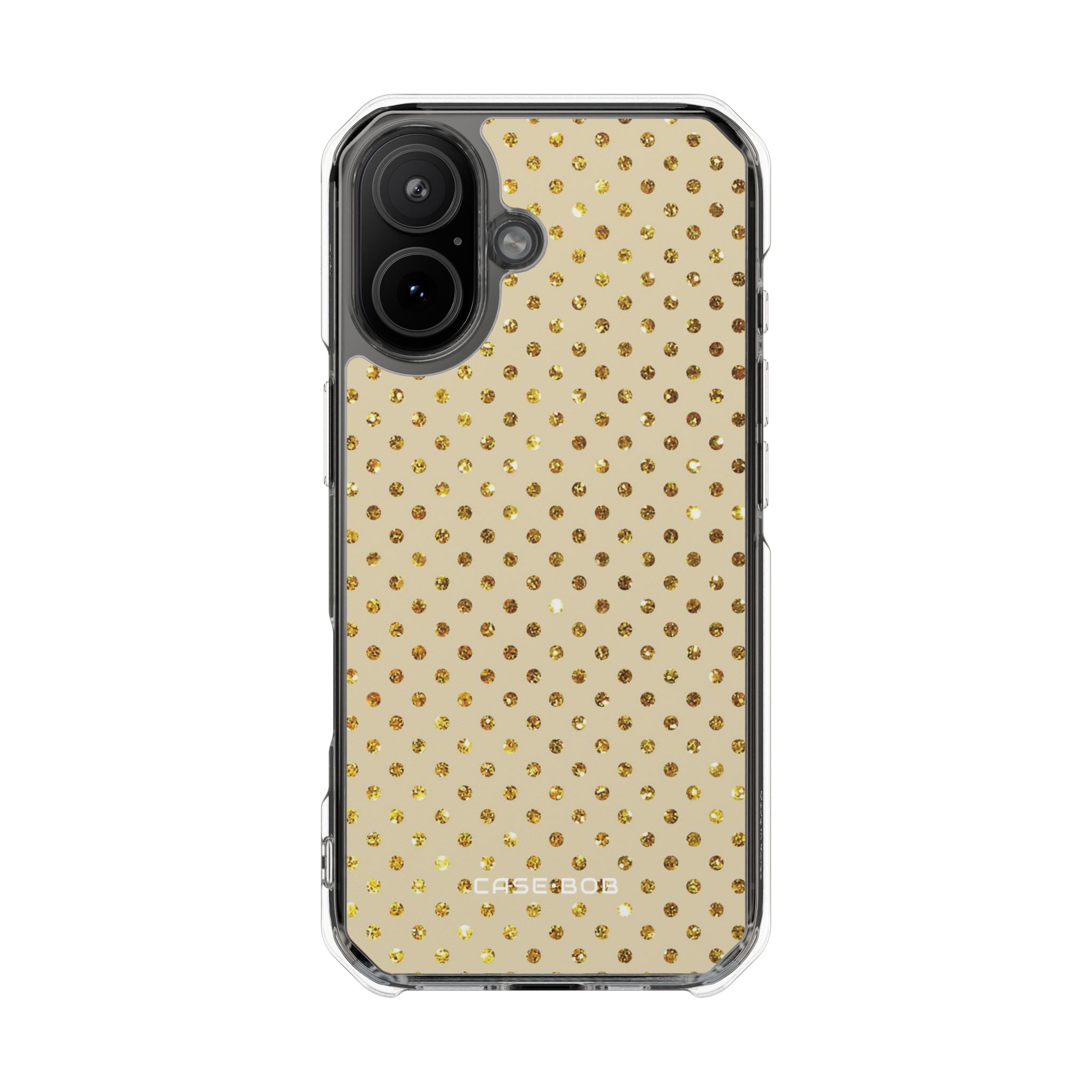 Golden Sparkle Dots iPhone 17 Case - Impact