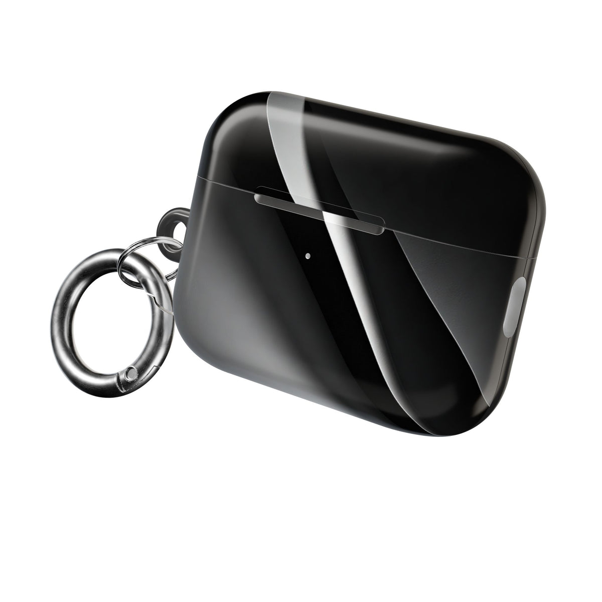Obsidian Ridge · Hard Case for AirPods & AirPods Pro · Black