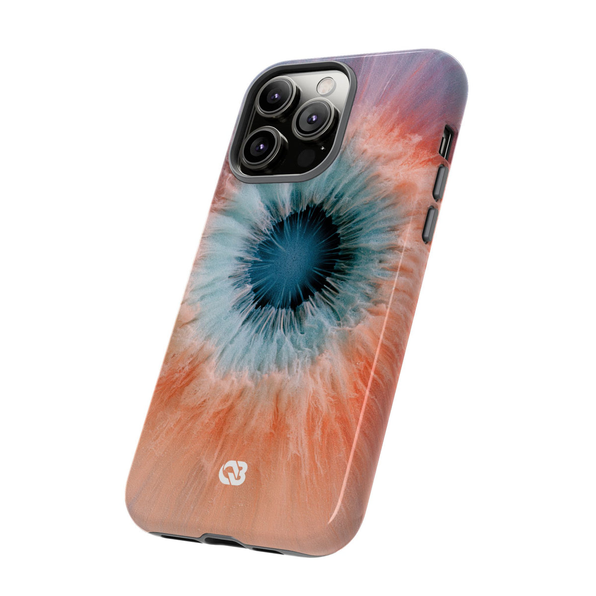 Radiant Aura Core · Tough Phone Case for iPhone · Orange