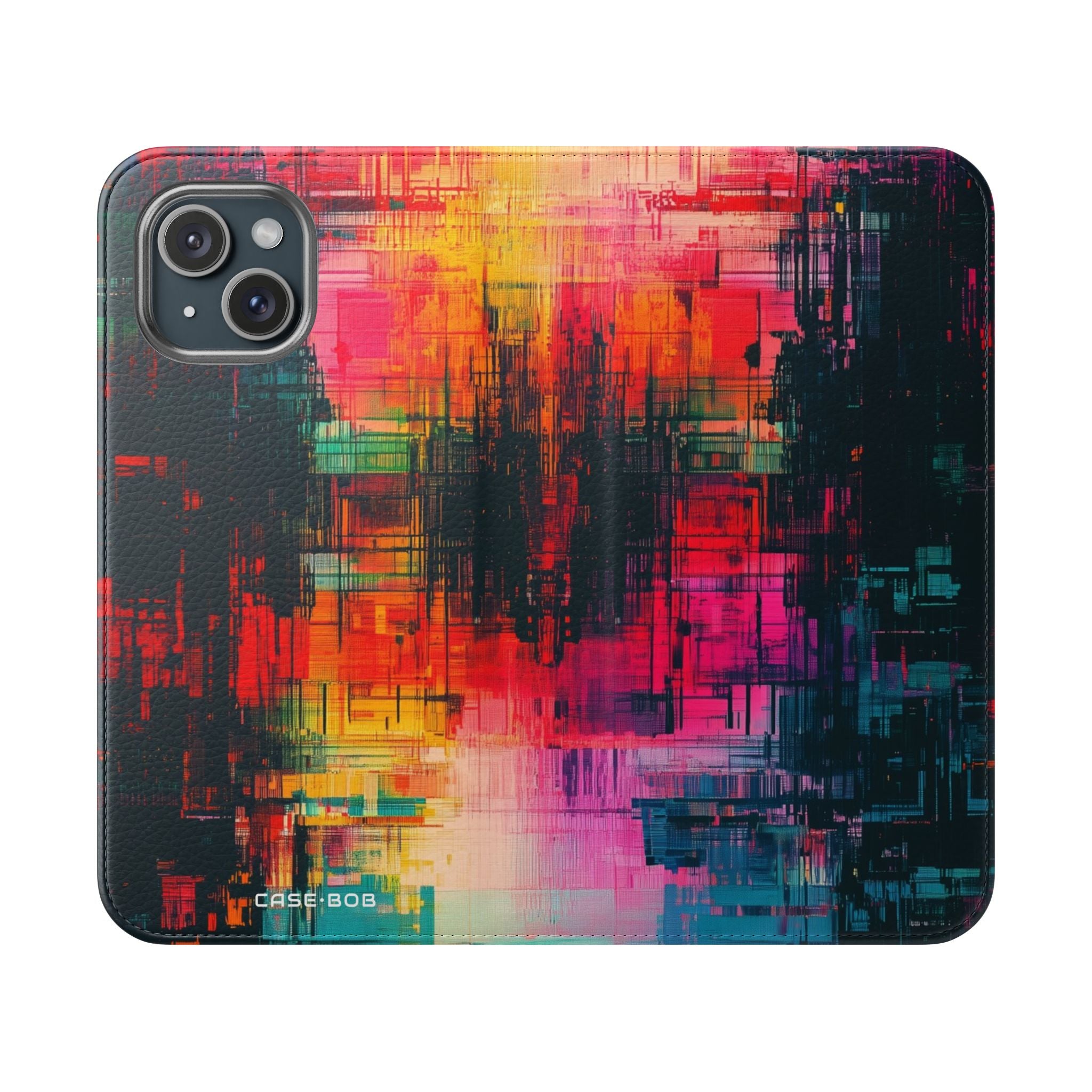 Neon Prism - iPhone 15 Case - Wallet