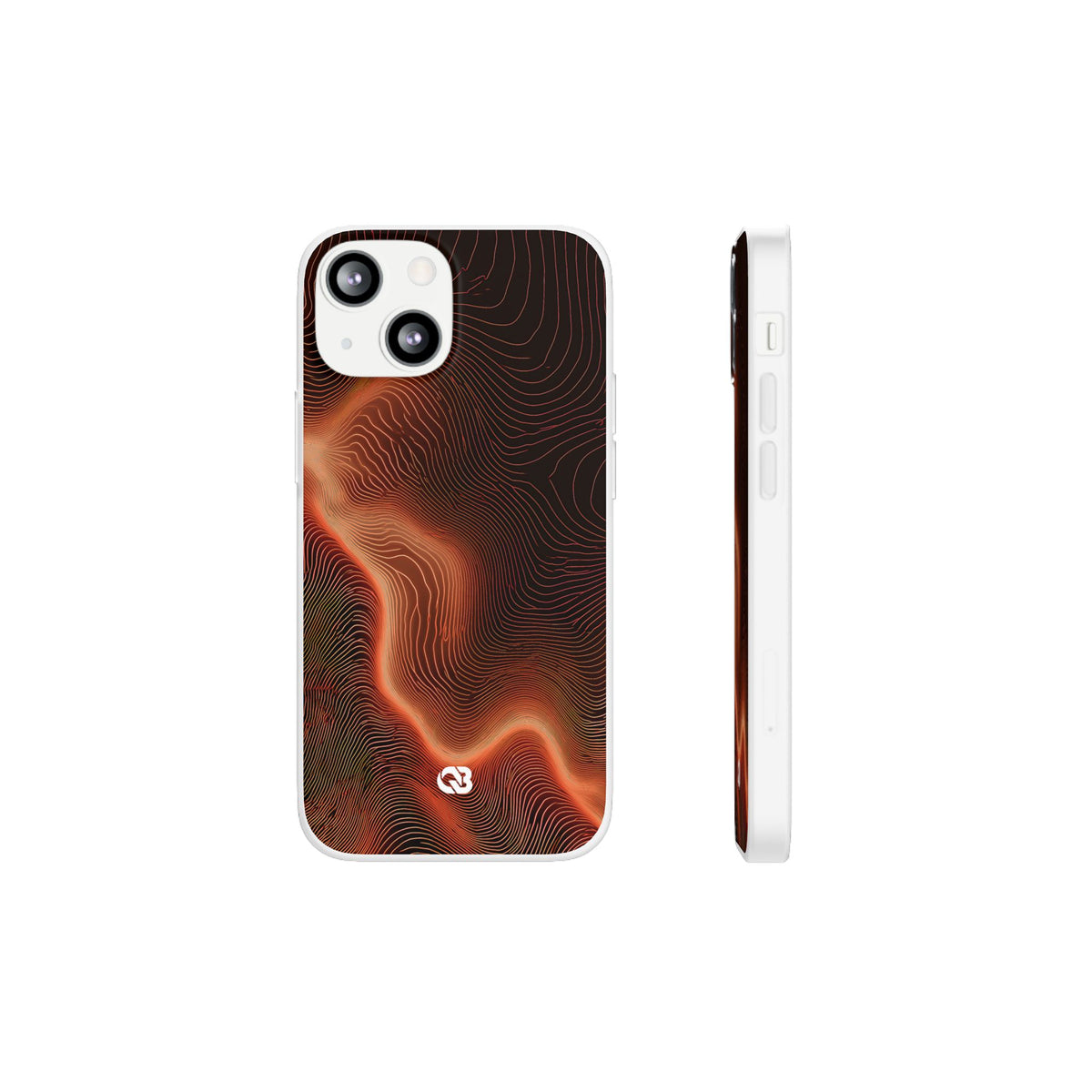 Caldera Ridge · Lite Phone Case for iPhone · Orange