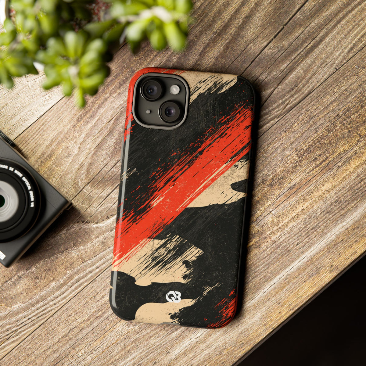Urban Slash Camo · Tough Phone Case for iPhone · Black
