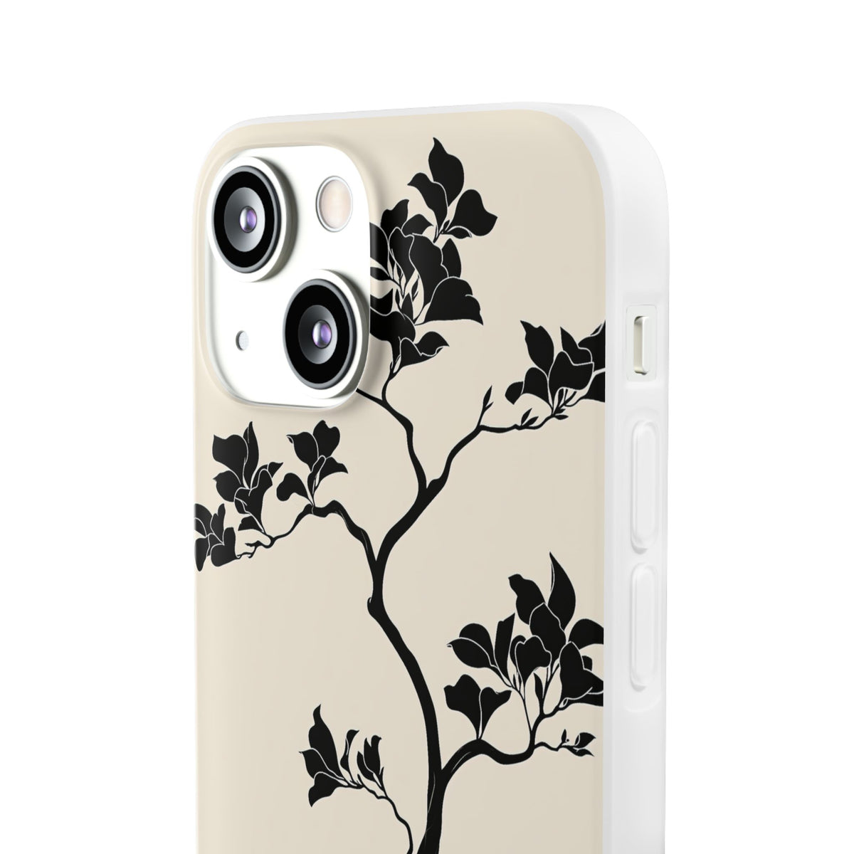 Ebony Magnolia · Lite Phone Case for iPhone · Beige