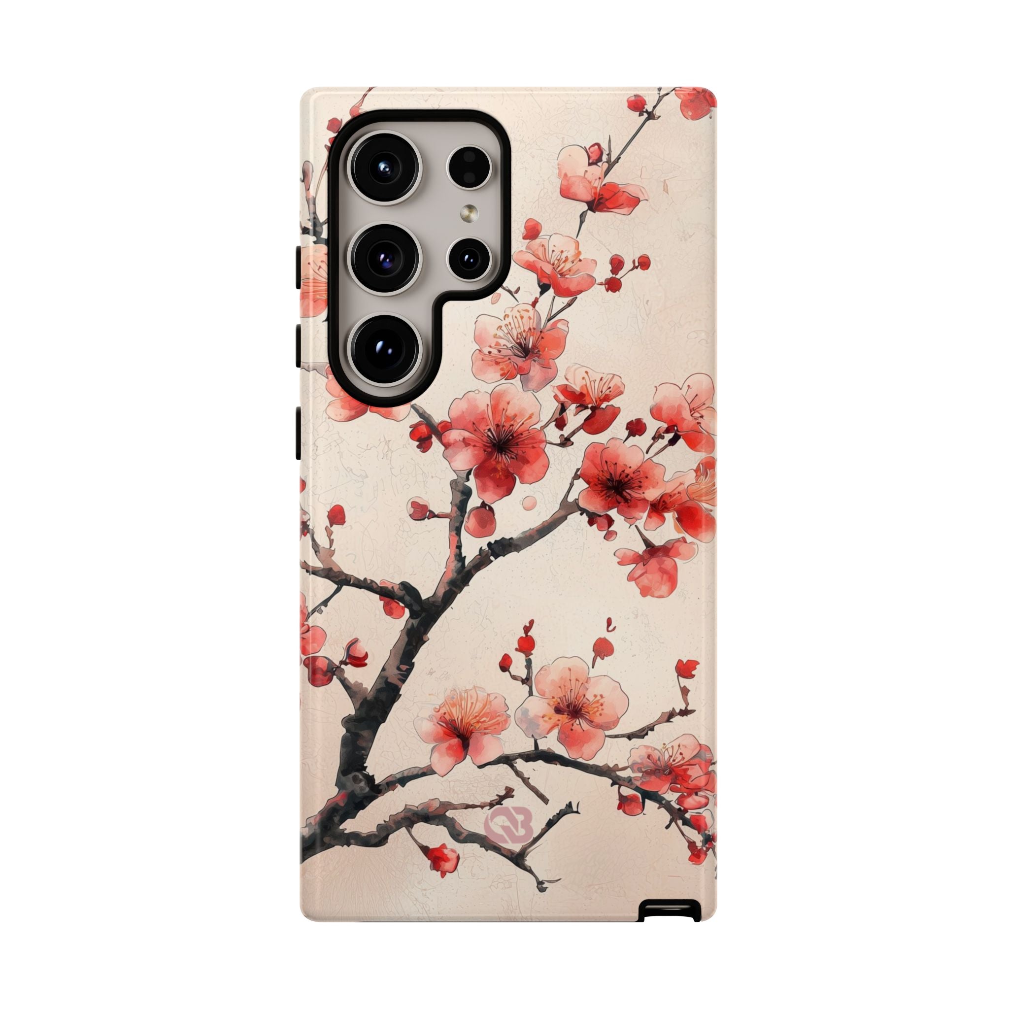 Crimson Silk Flora · Tough Phone Case for Samsung