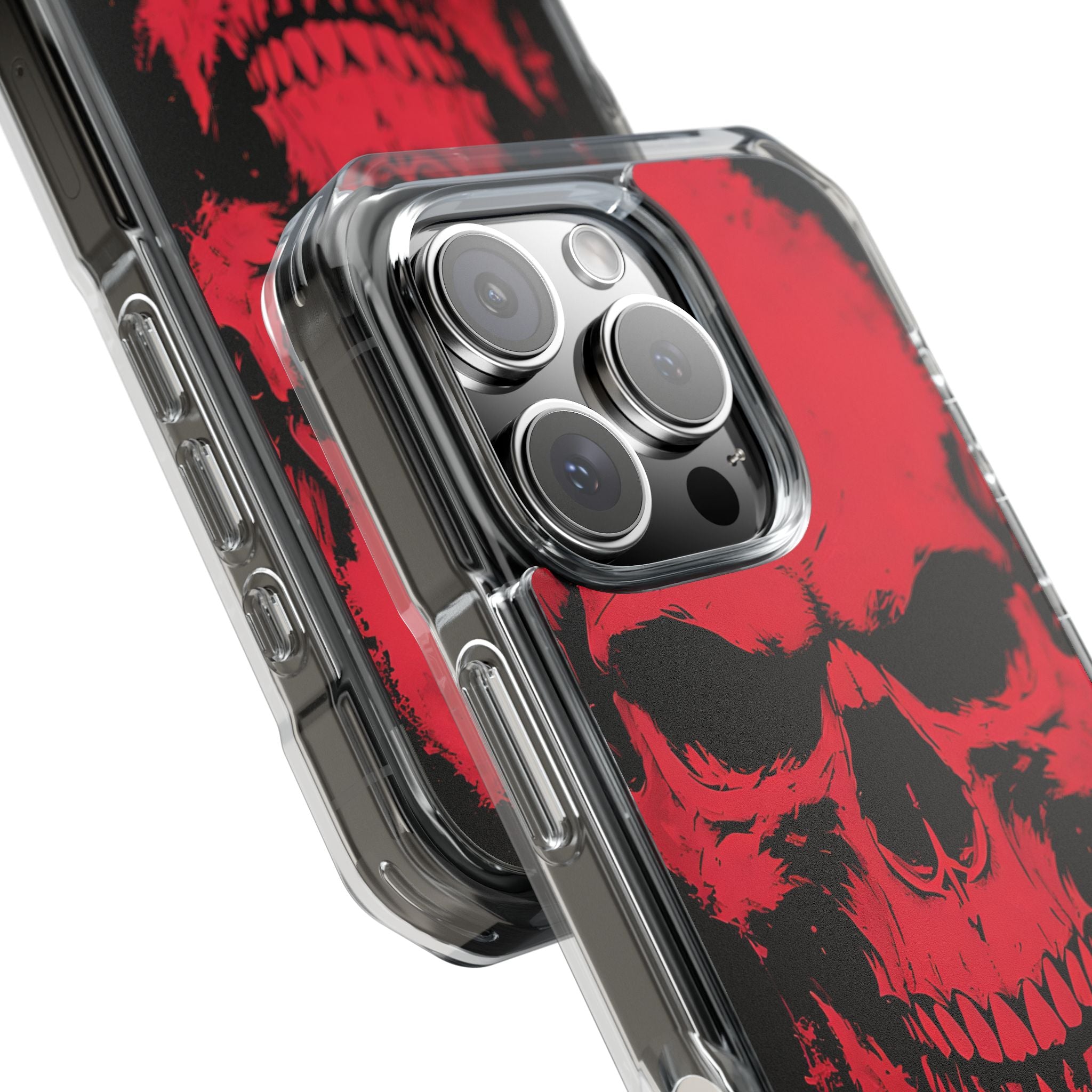 Crimson Street Skull · Impact Phone Case for iPhone · Magsafe