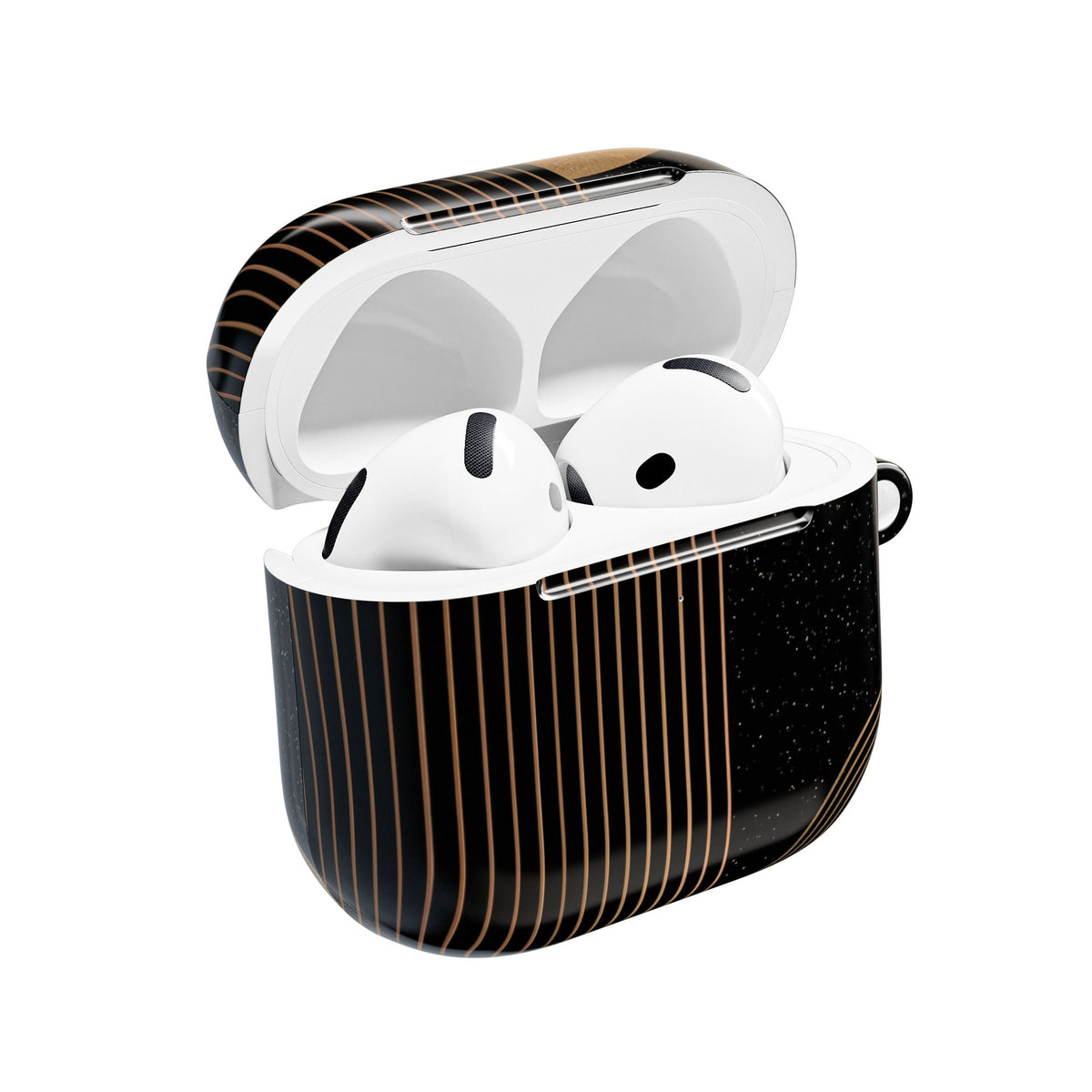 Lunar Topo Horizon · Hard Case for AirPods & AirPods Pro · Black