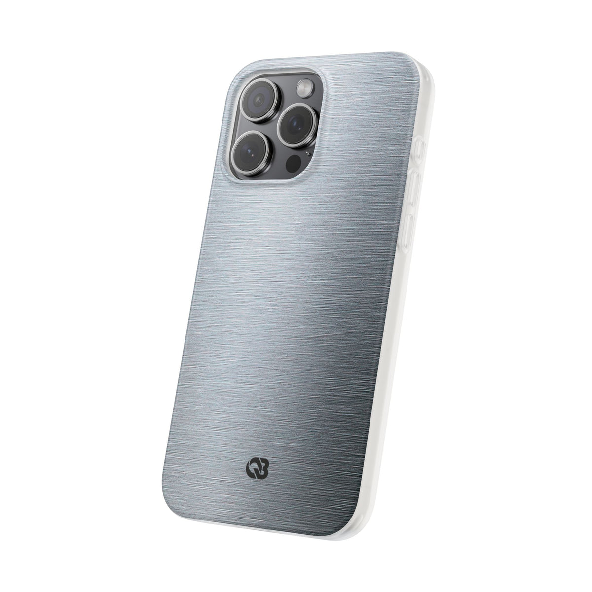 Brushed Aluminum · Lite Phone Case for iPhone · Silver