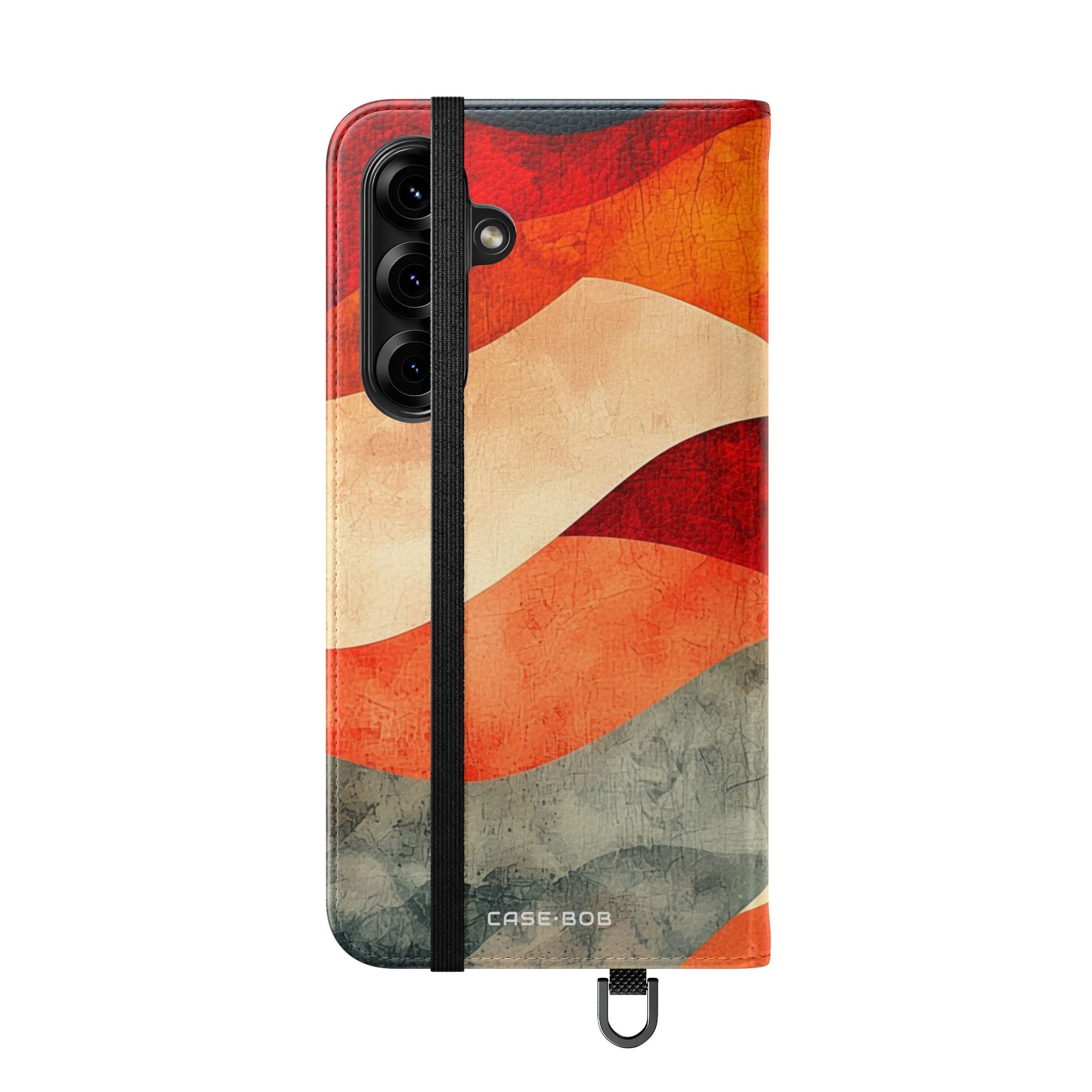Crimson Ripples - Samsung S25+ Case - Wallet