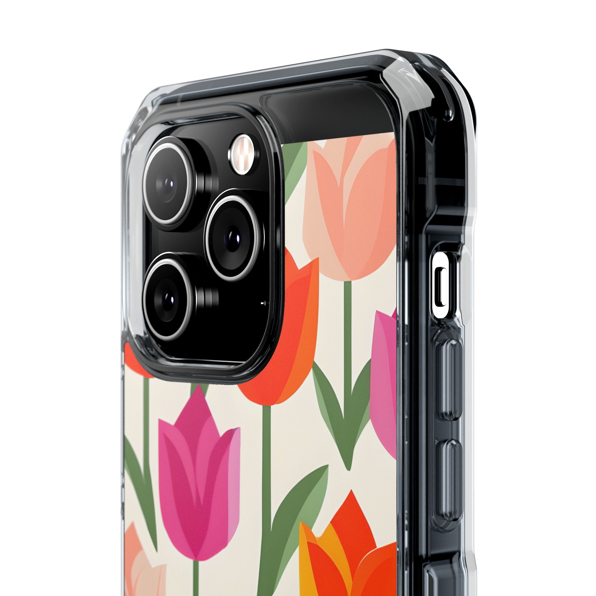 Vibrant Petal Grid · Impact Handyhülle für iPhone · Magsafe