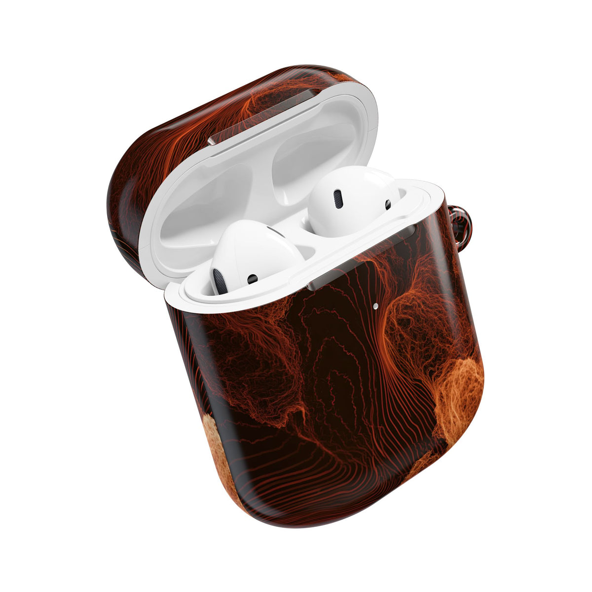 Amber Filament · Hard Case for AirPods & AirPods Pro · Orange