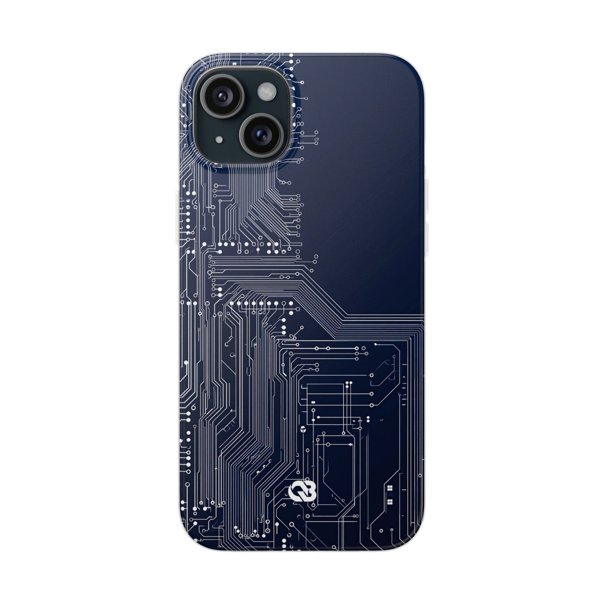 Blue Lite Phone Case for iPhone - Cobalt Data Stream