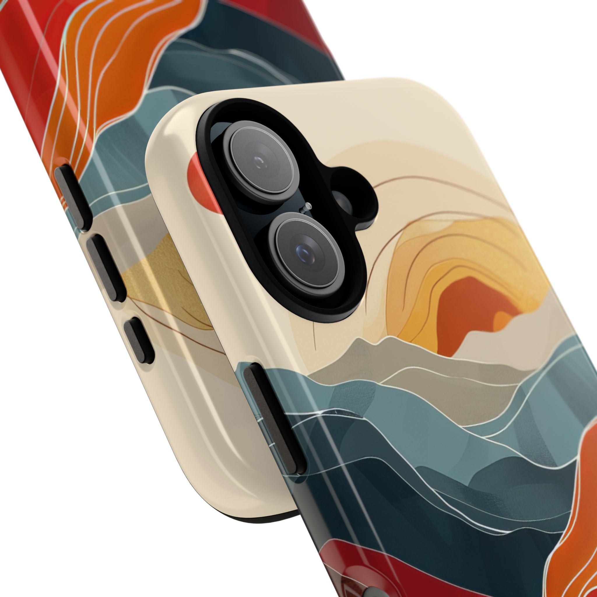 Sunlit Ridges iPhone 16 Case - Tough