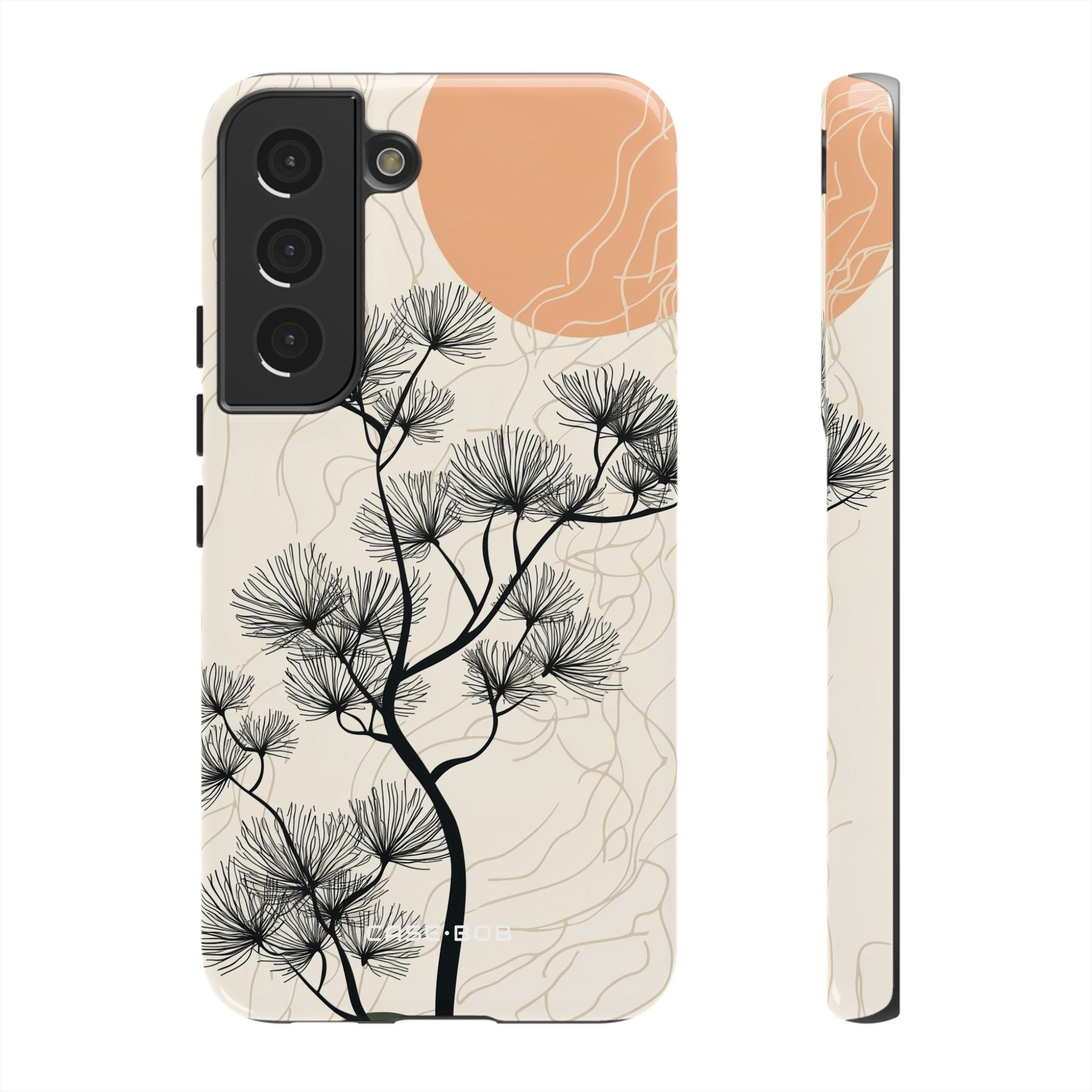 Spiky Tree Sunset Samsung S22 Case - Tough