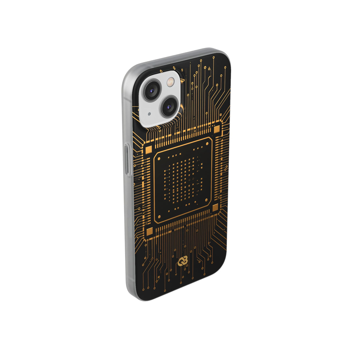 Gold Lite Phone Case for iPhone - Cyber Gold Processor