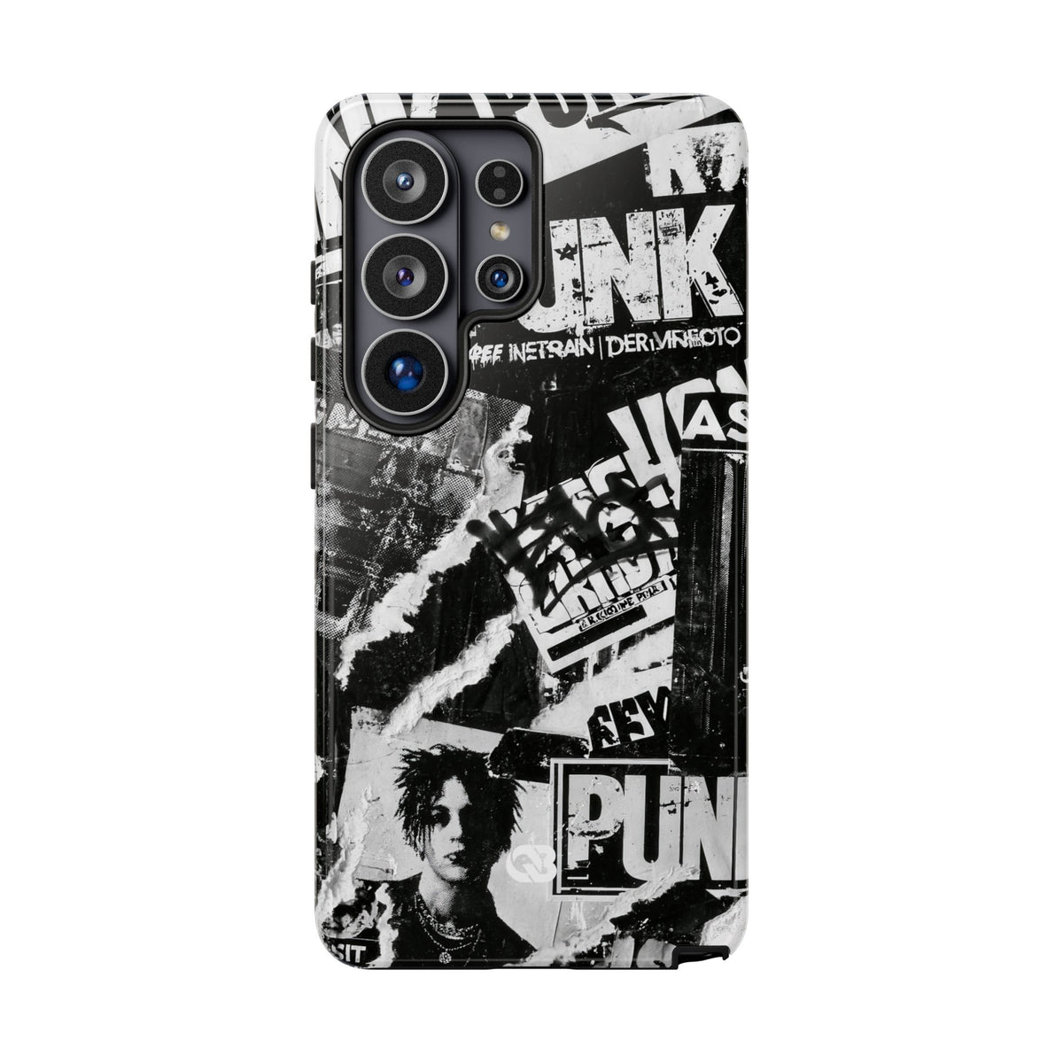 Underground Punk Collage · Tough Phone Case for Samsung · Black
