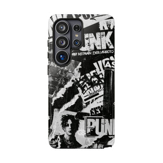 Underground Punk Collage · Tough Phone Case for Samsung · Black