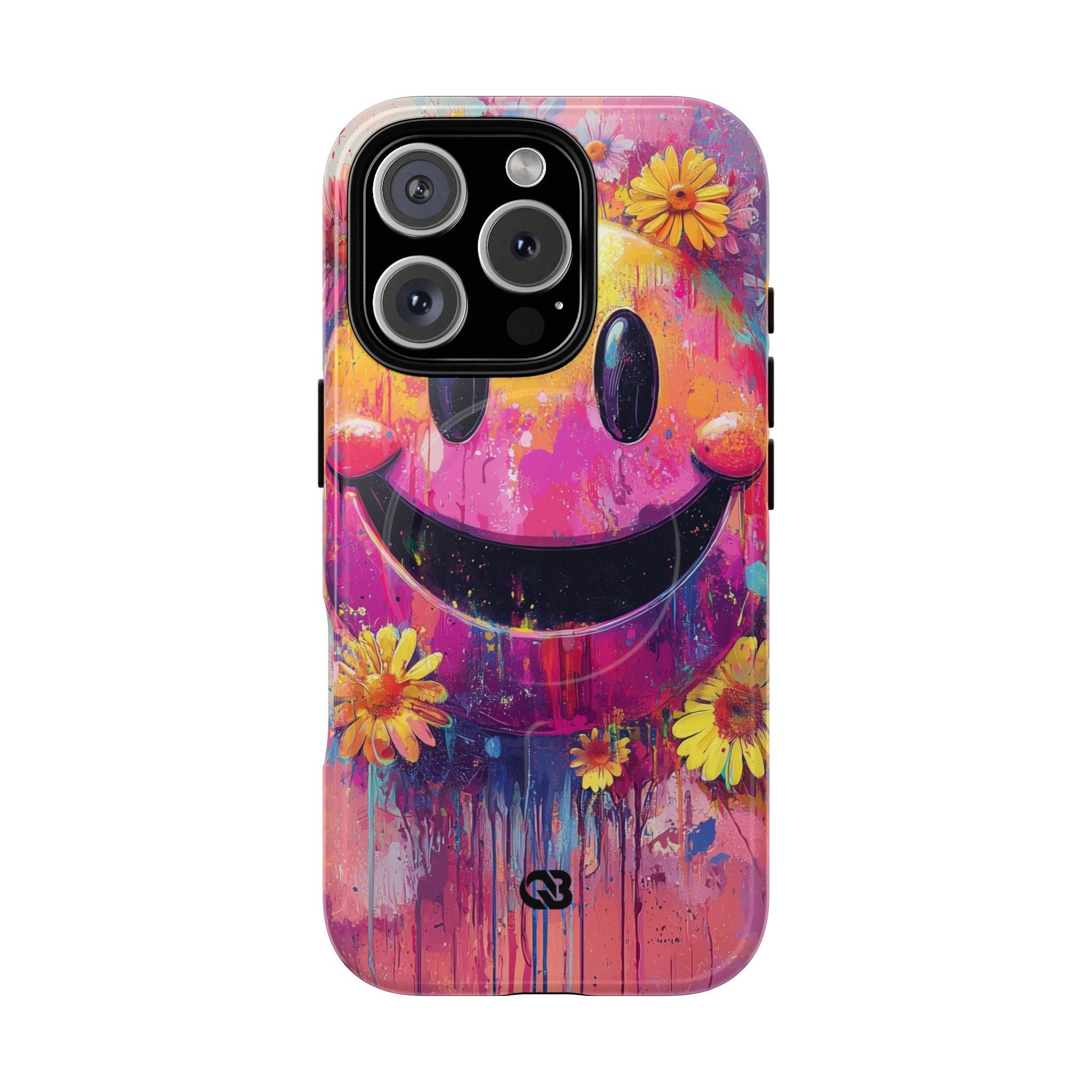 Vivid Grin Graffiti · Coque de téléphone Tough+ pour iPhone · Magsafe