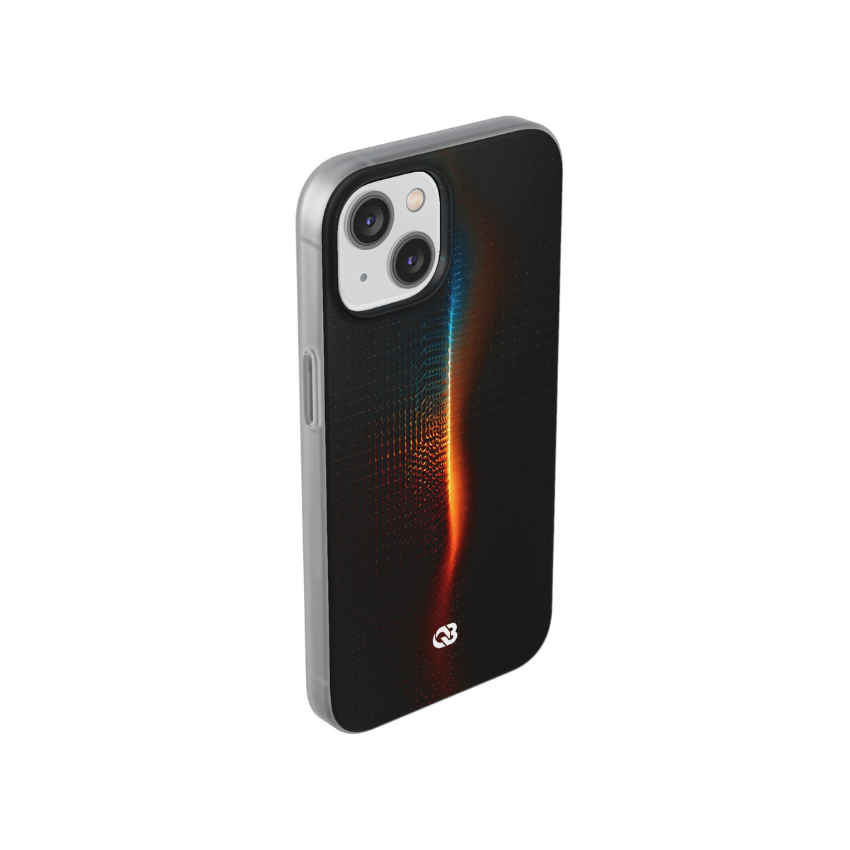 Luminous Refraction Grid · Lite Phone Case for iPhone · Black