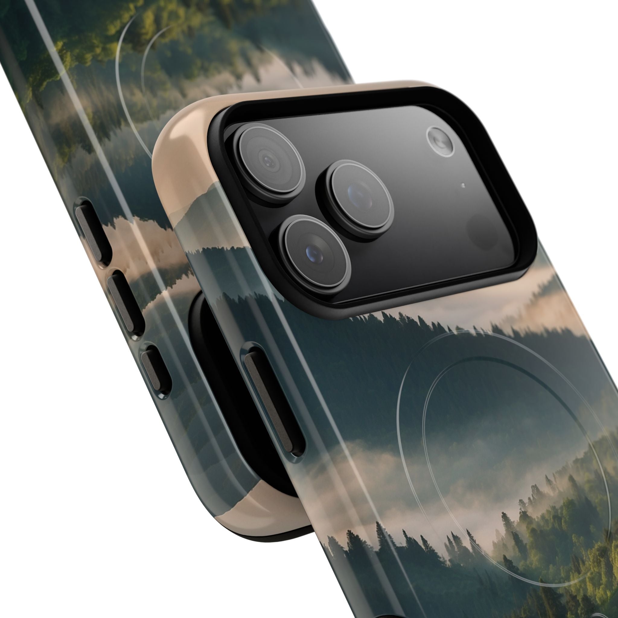 Foggy Mountain Ridge · Tough+ Hoesje voor iPhone · Magsafe