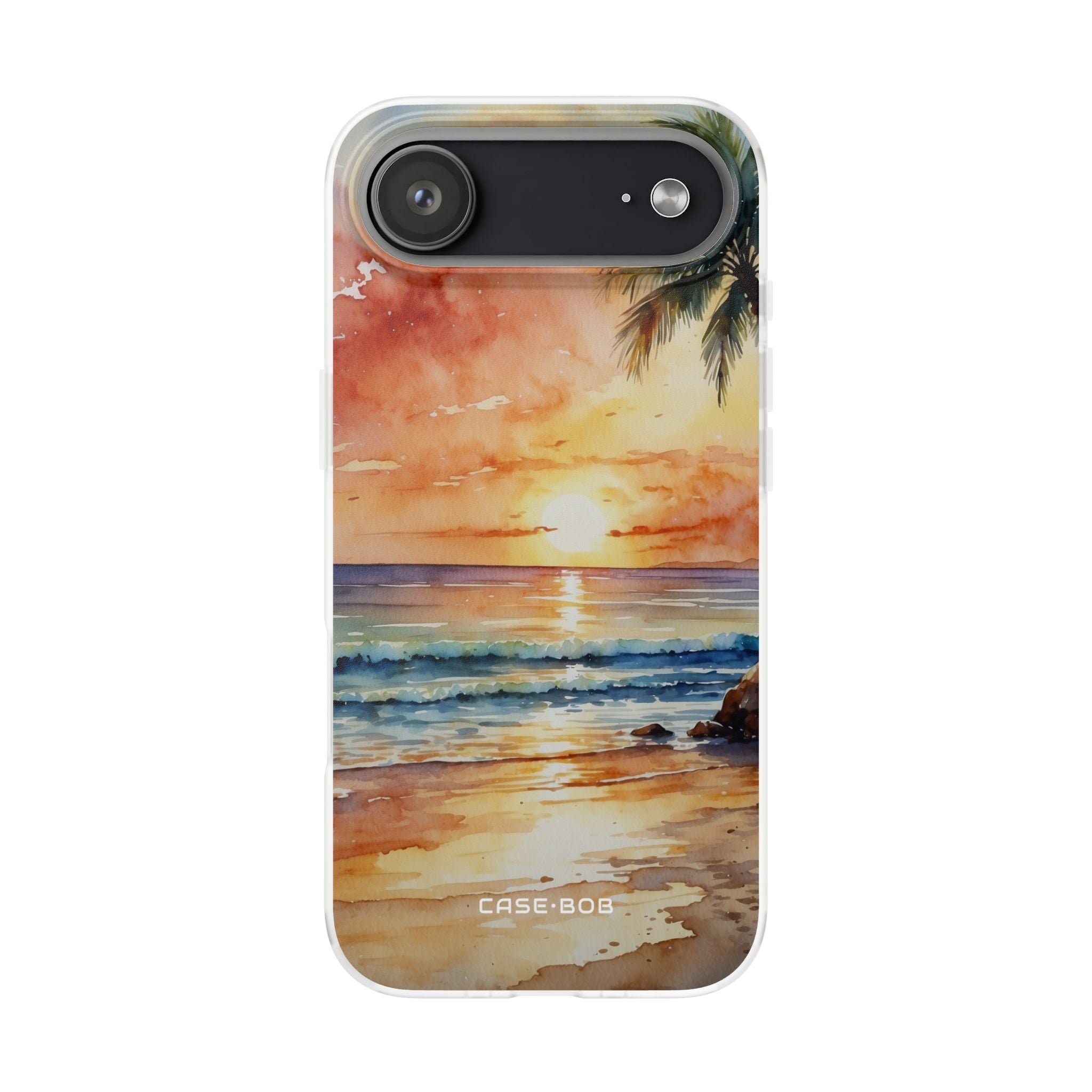 Sunset Palm iPhone 17 Air Case - Soft - CASE•BOB