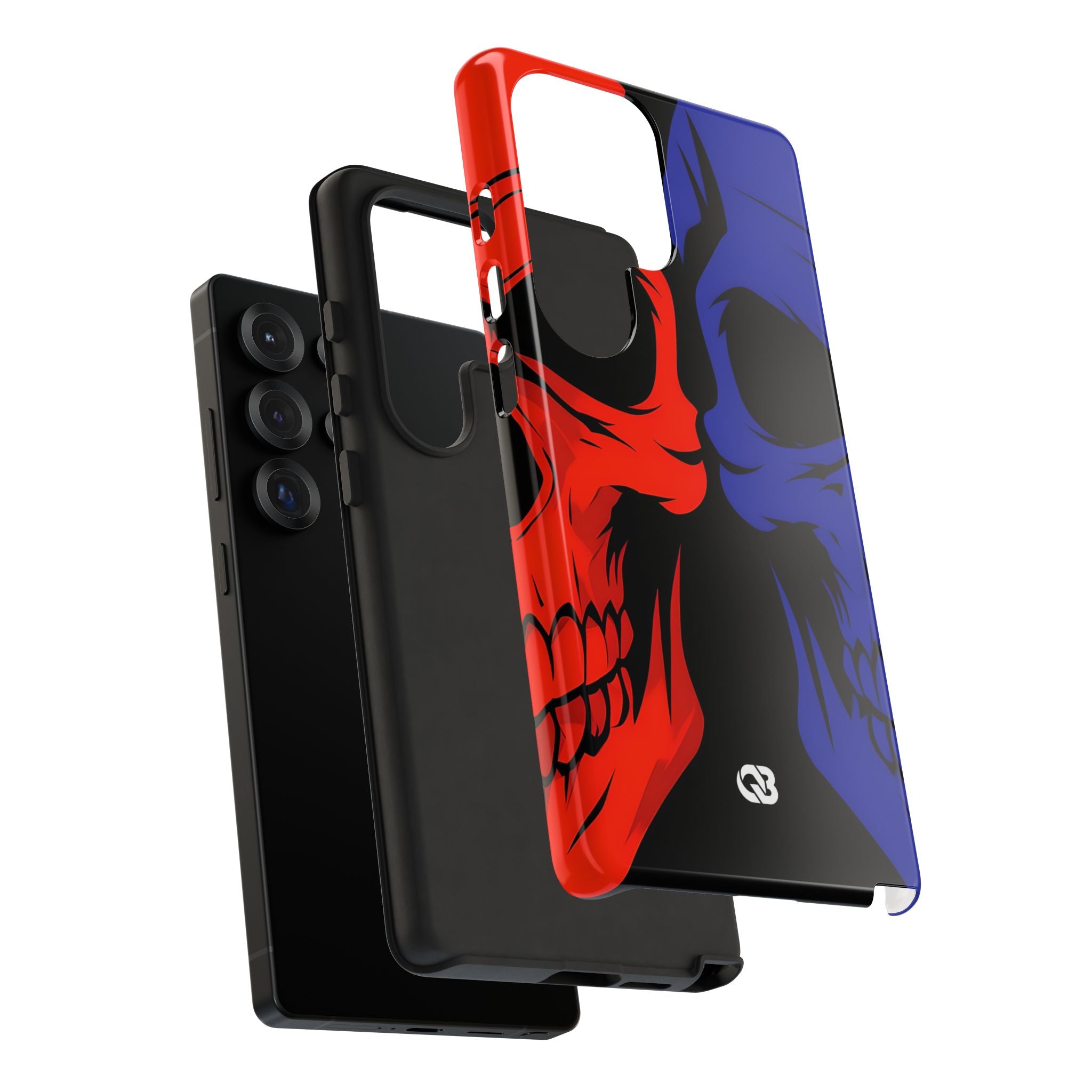 Crimson Cobalt Skulls · Tough Phone Case Samsungille