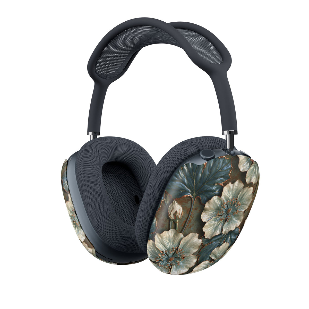 Gilded Blossom Reverie · Hard Case for AirPods Max · Teal