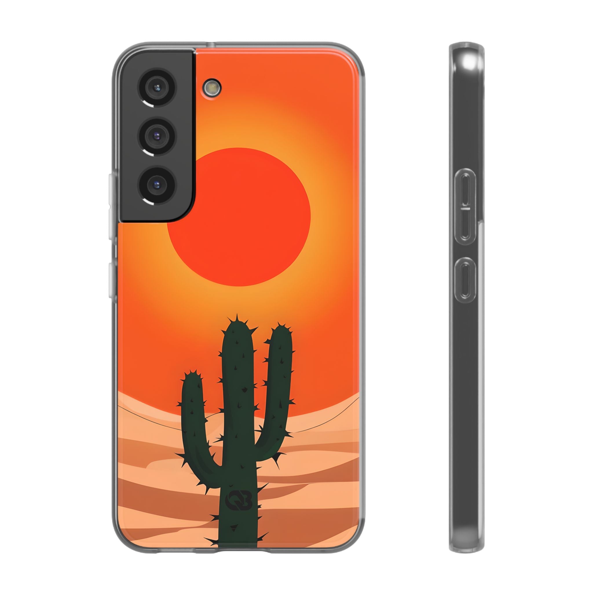 Scorched Saguaro Sunset · Soft Phone Case for Samsung
