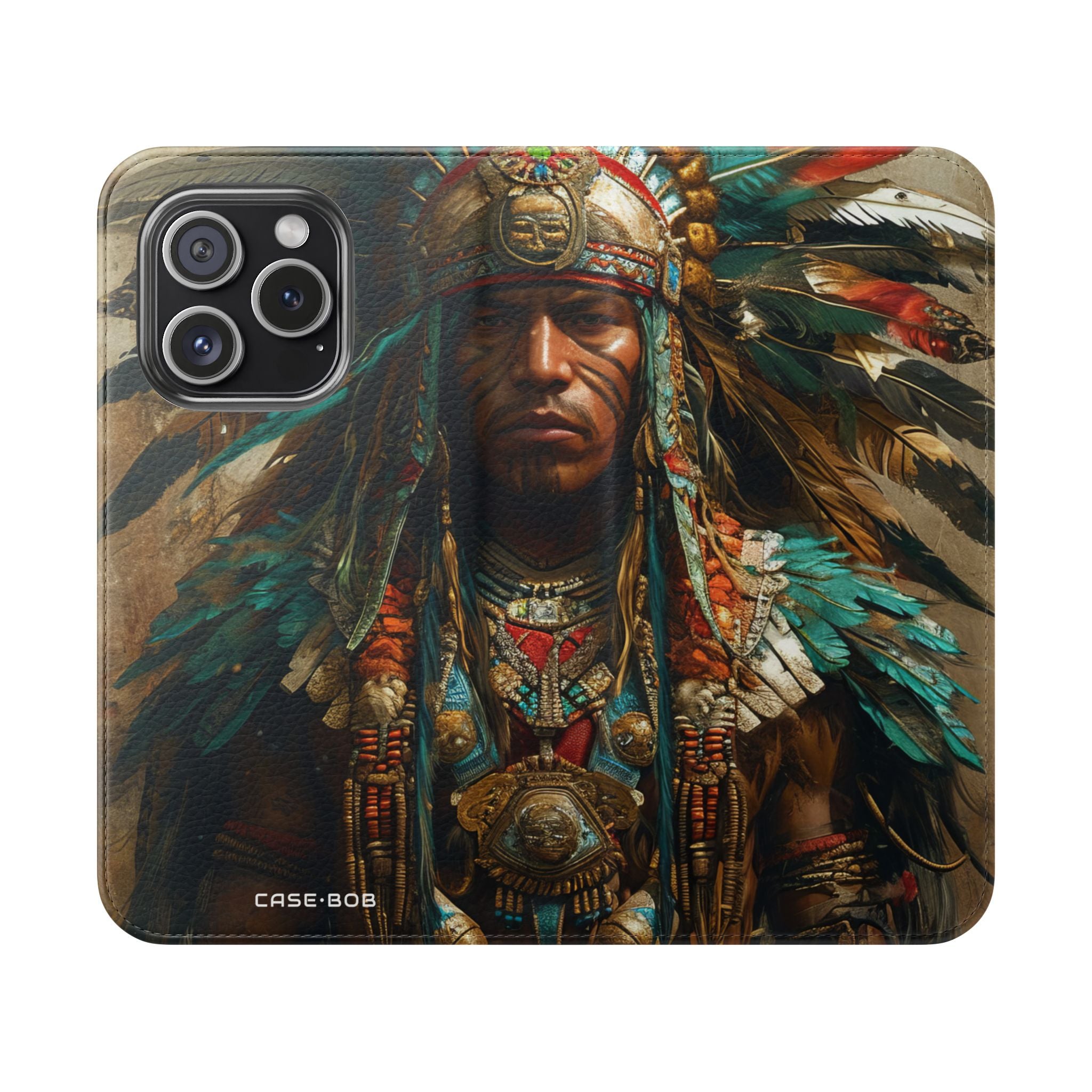 Feathered Sentinel - iPhone 15 Pro Case - Wallet