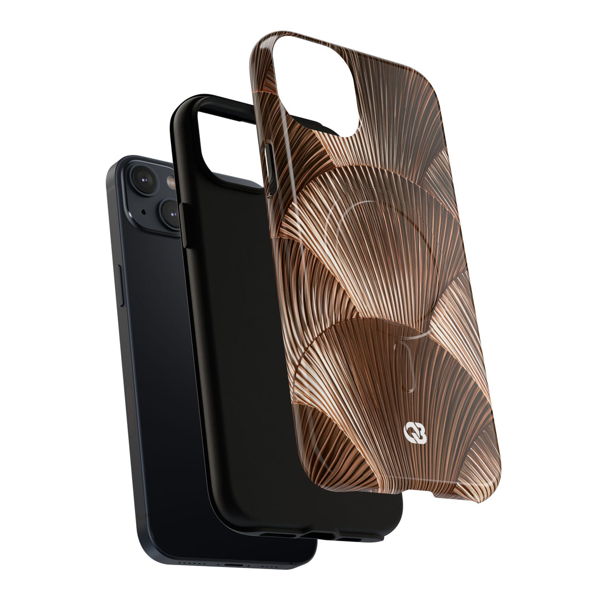 Rose Gilded Fan · Tough 2.0 Magnetic Phone Case for iPhone · Gold