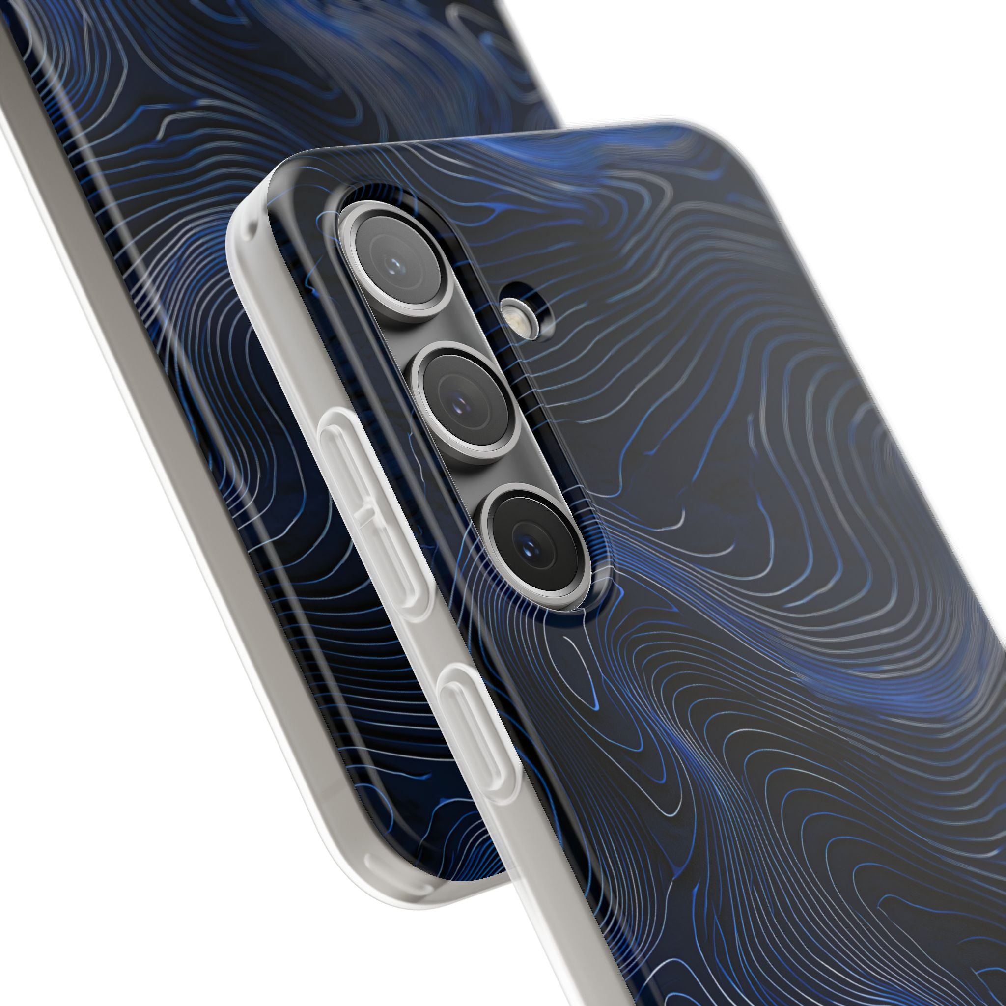 Blue Lite Phone Case for Samsung - Cobalt Contour Ridge