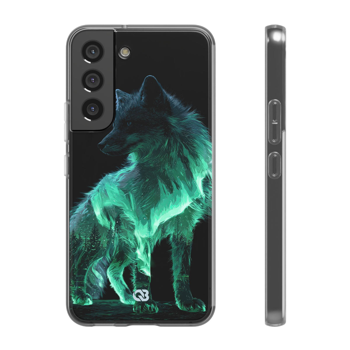 Nordic Aurora Fox · Lite Phone Case for Samsung · Teal