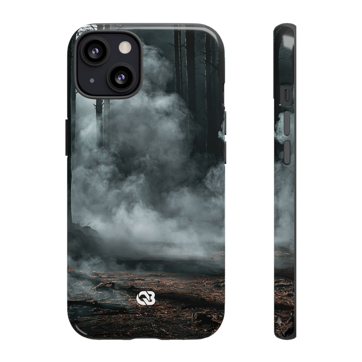 Shadowed Pine Mist · Tough Phone Case for iPhone · Black