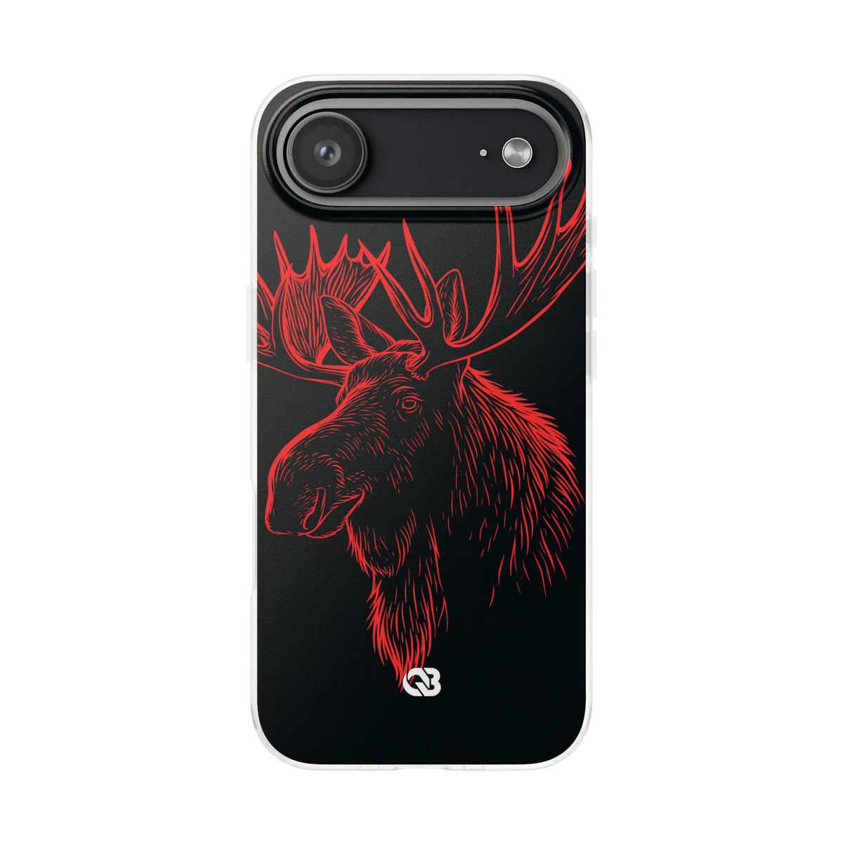 Nordic Elk · Lite Phone Case for iPhone · Black