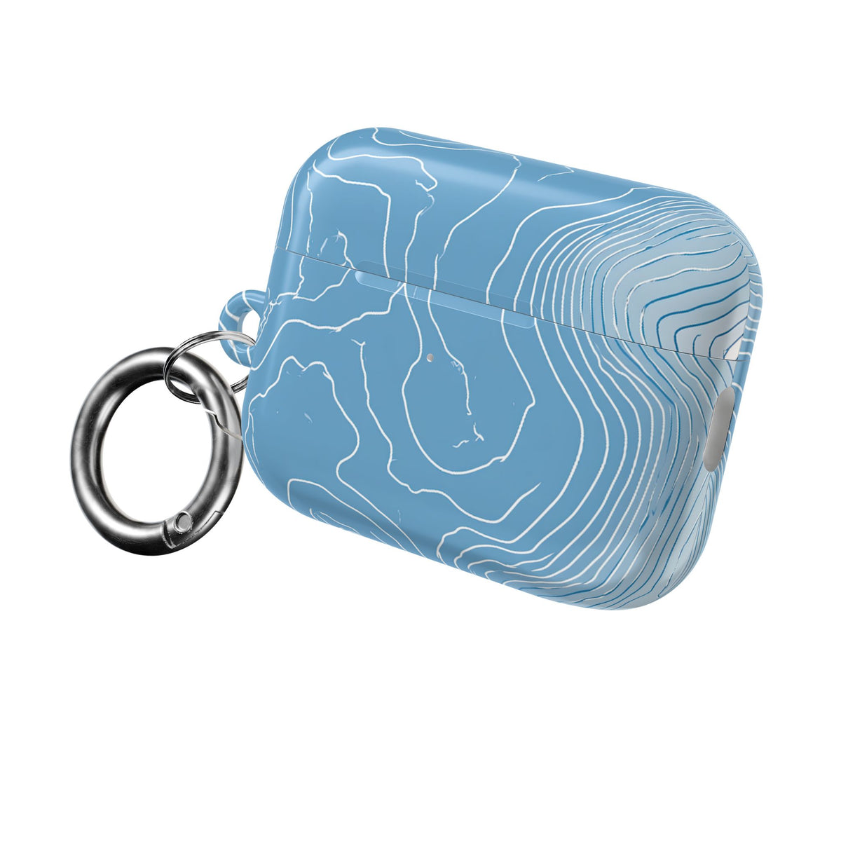 Glacial Basin Topo · Hard Case for AirPods & AirPods Pro · Blue