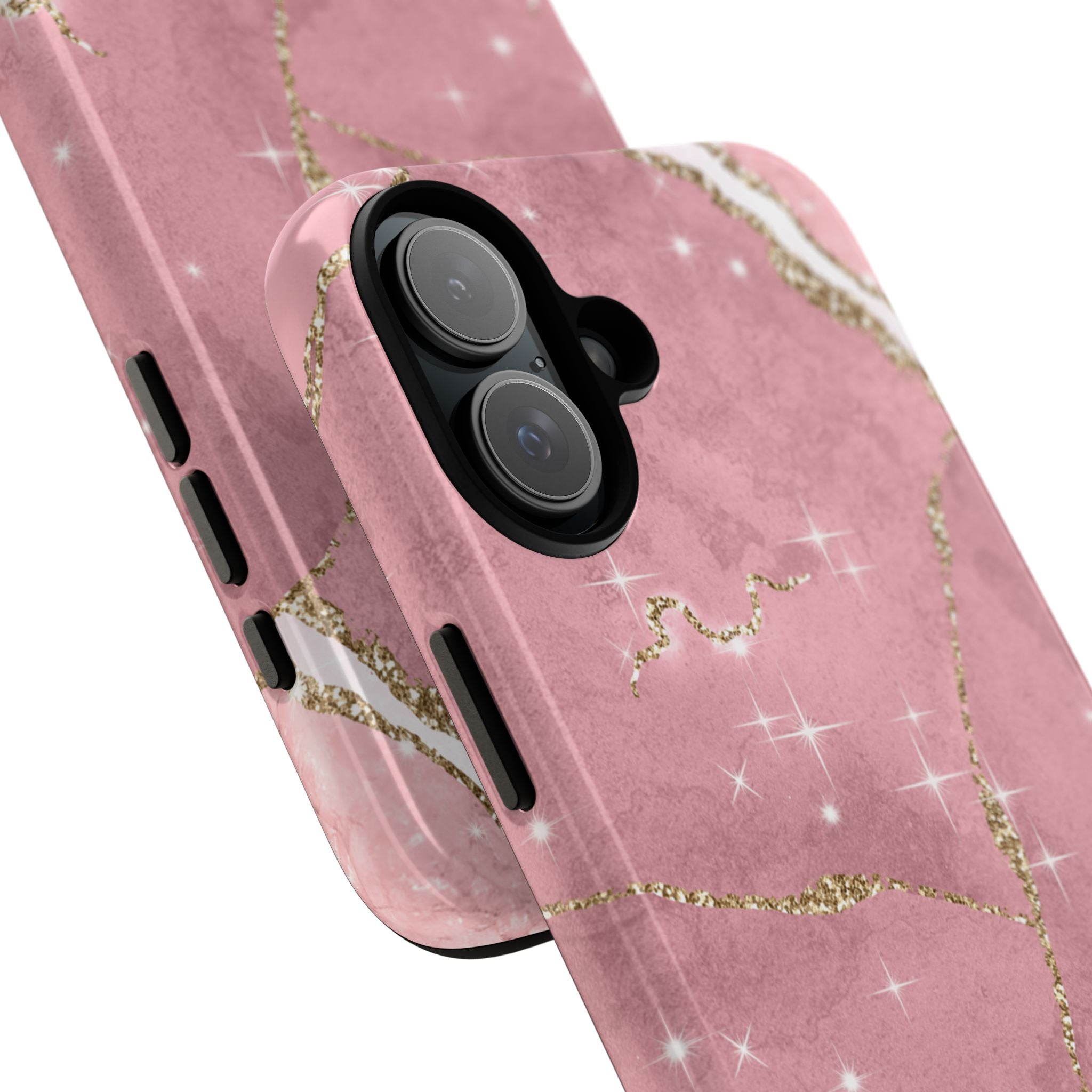 Rose Sparkle Marble · Tough Phone Case for iPhone