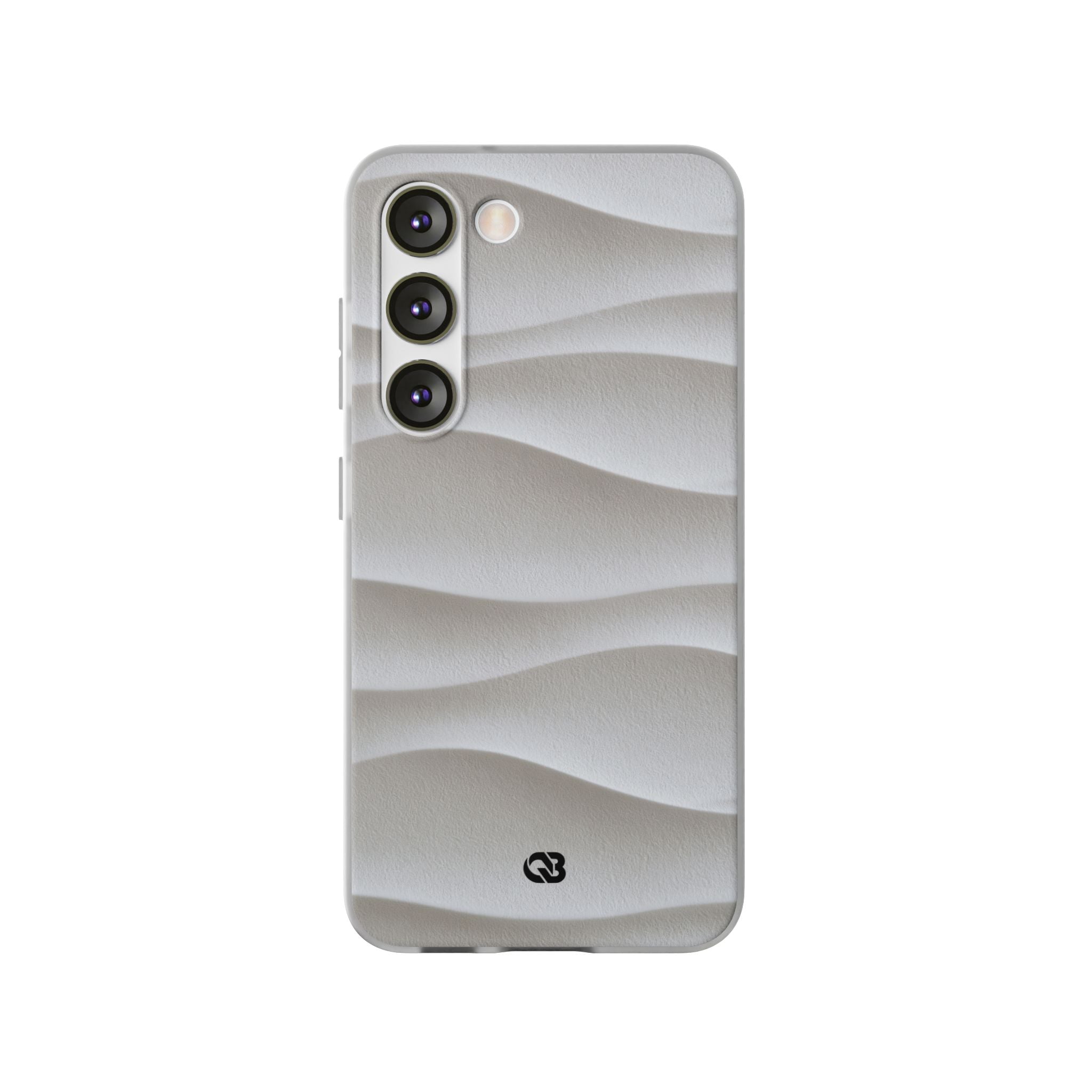 White Lite Phone Case for Samsung - Arctic Flow Ridges