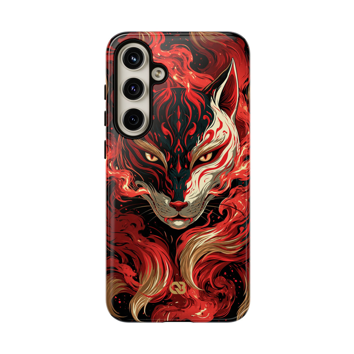 Crimson Kitsune Spirit · Tough Phone Case for Samsung · Red