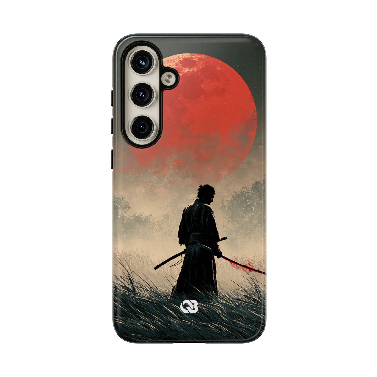 Crimson Moon Ronin · Tough Phone Case for Samsung · Red