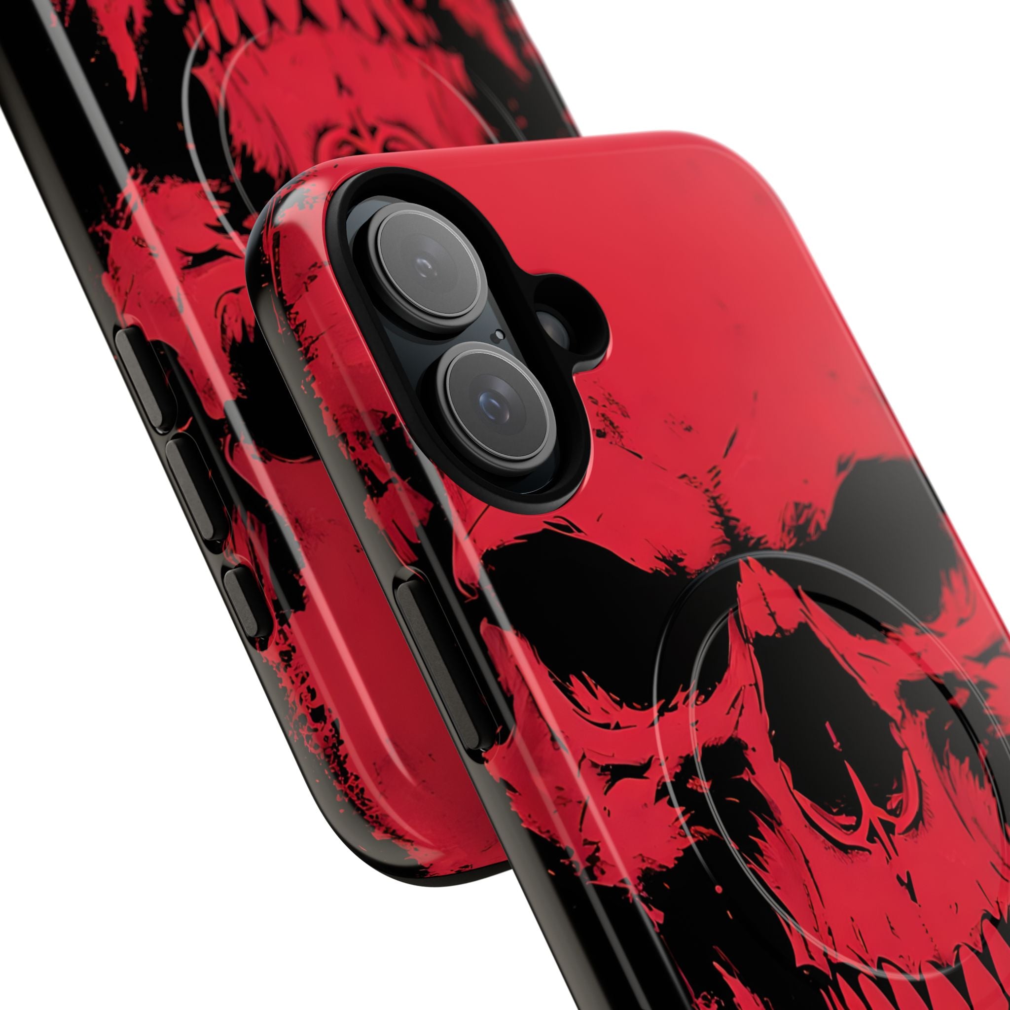 Crimson Street Skull · Tough+ Magsafe