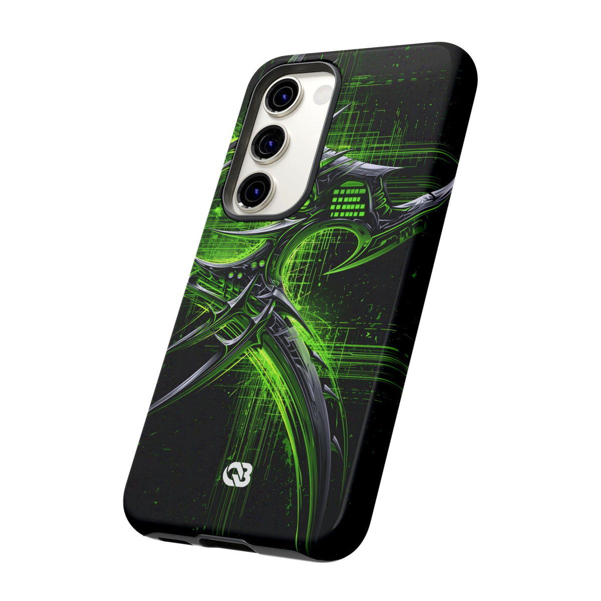Cyber Sigil Grid · Tough Phone Case for Samsung · Green