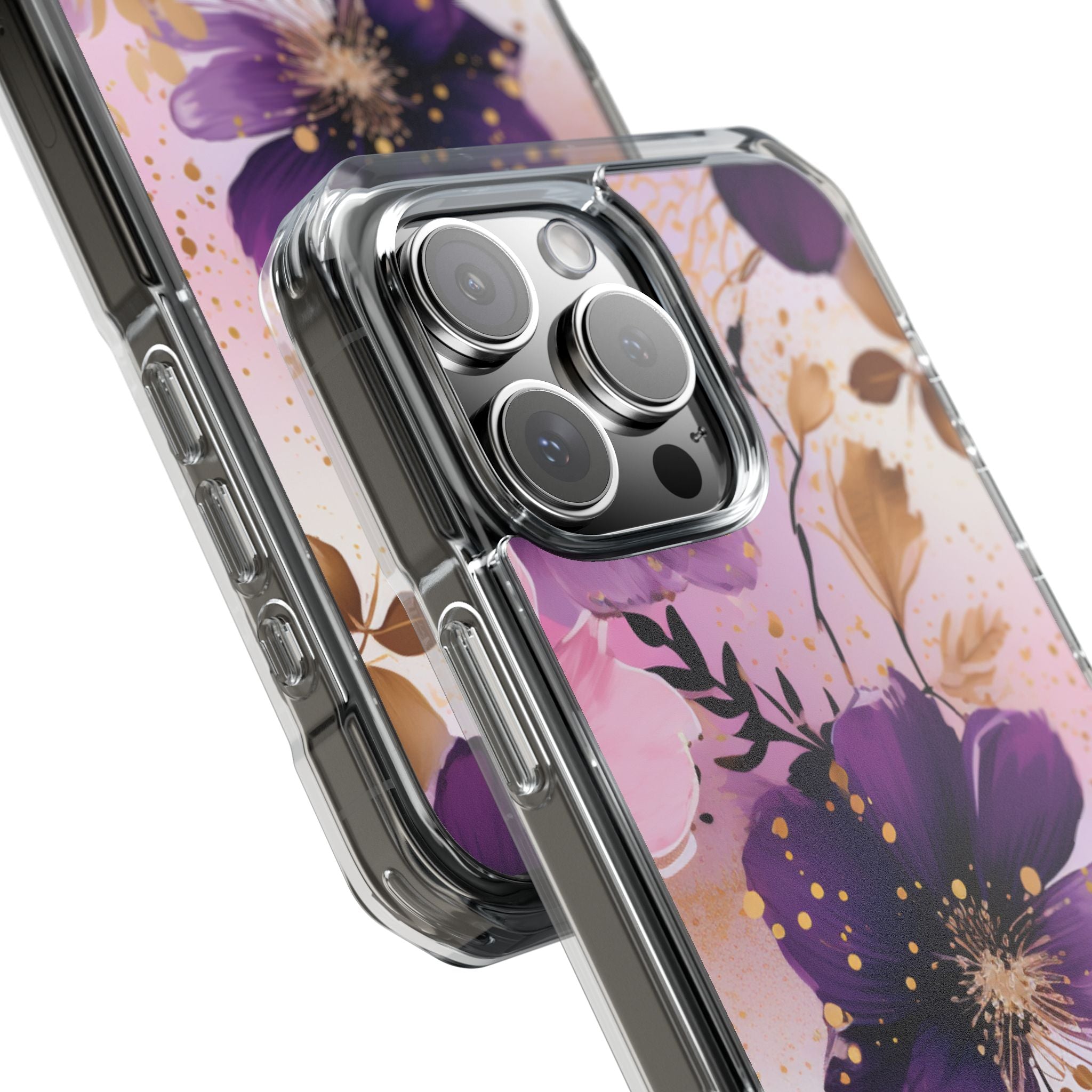 Gilded Violet Bloom · Impact Custodia per iPhone · Magsafe