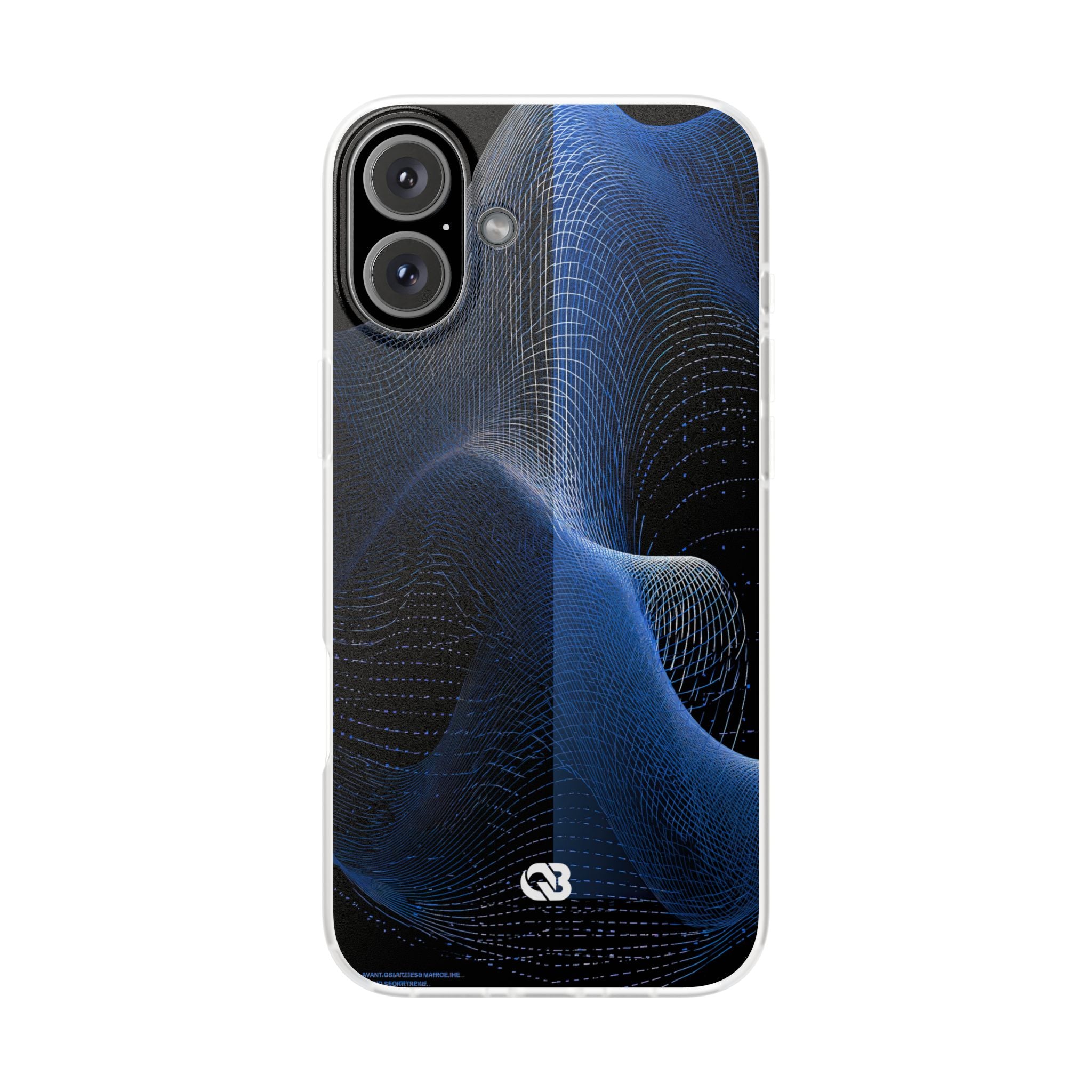Blue Lite Phone Case for iPhone - Electric Blue Flux