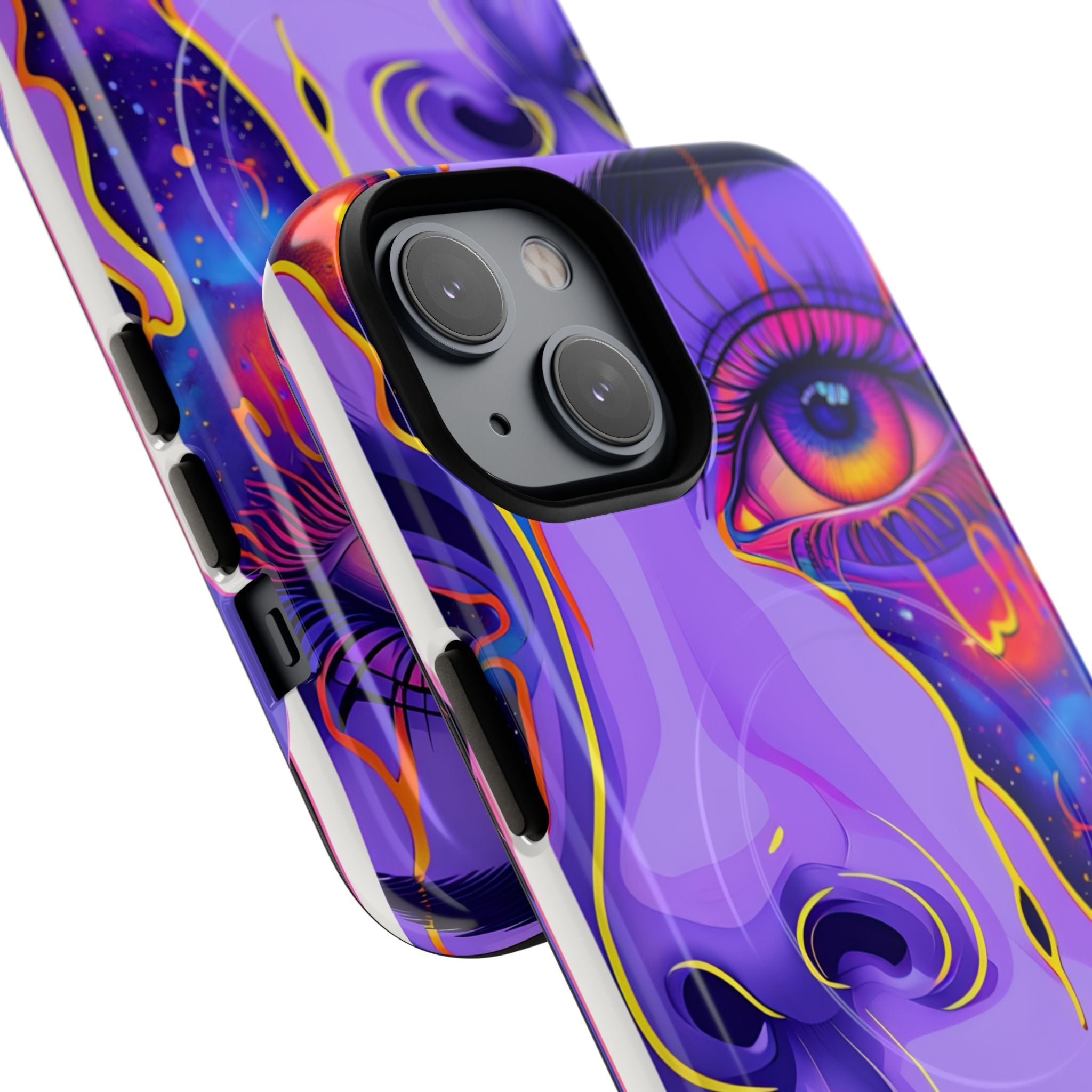 Violet Cosmic Gaze · Tough+ Custodia per iPhone · Magsafe