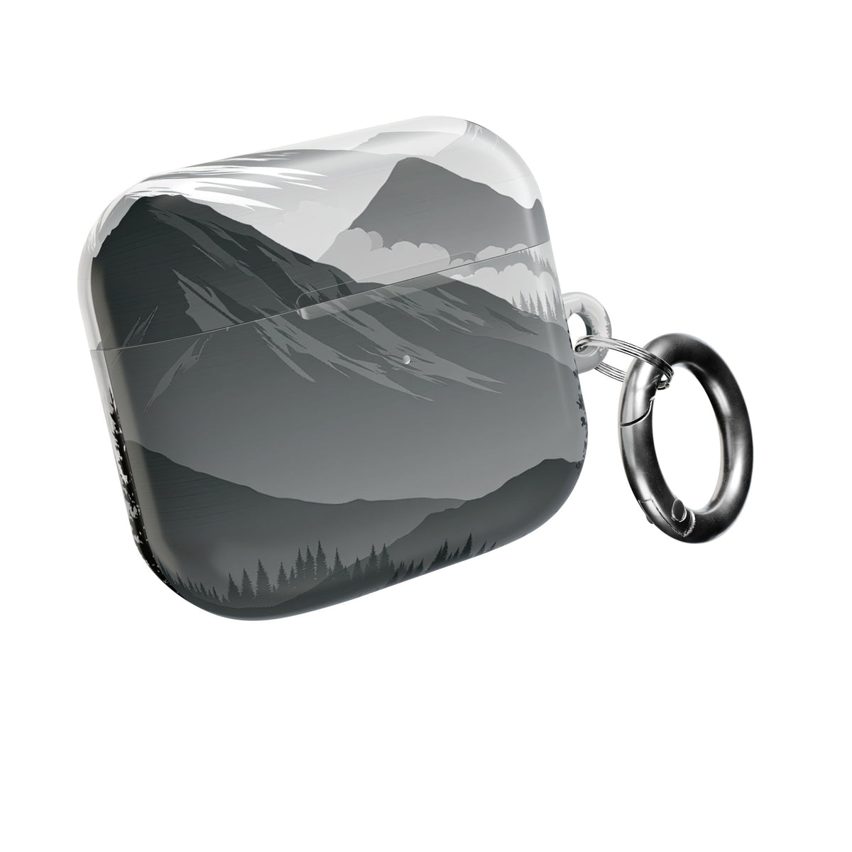 Alpine Horizon · Hard Case for AirPods & AirPods Pro · Black
