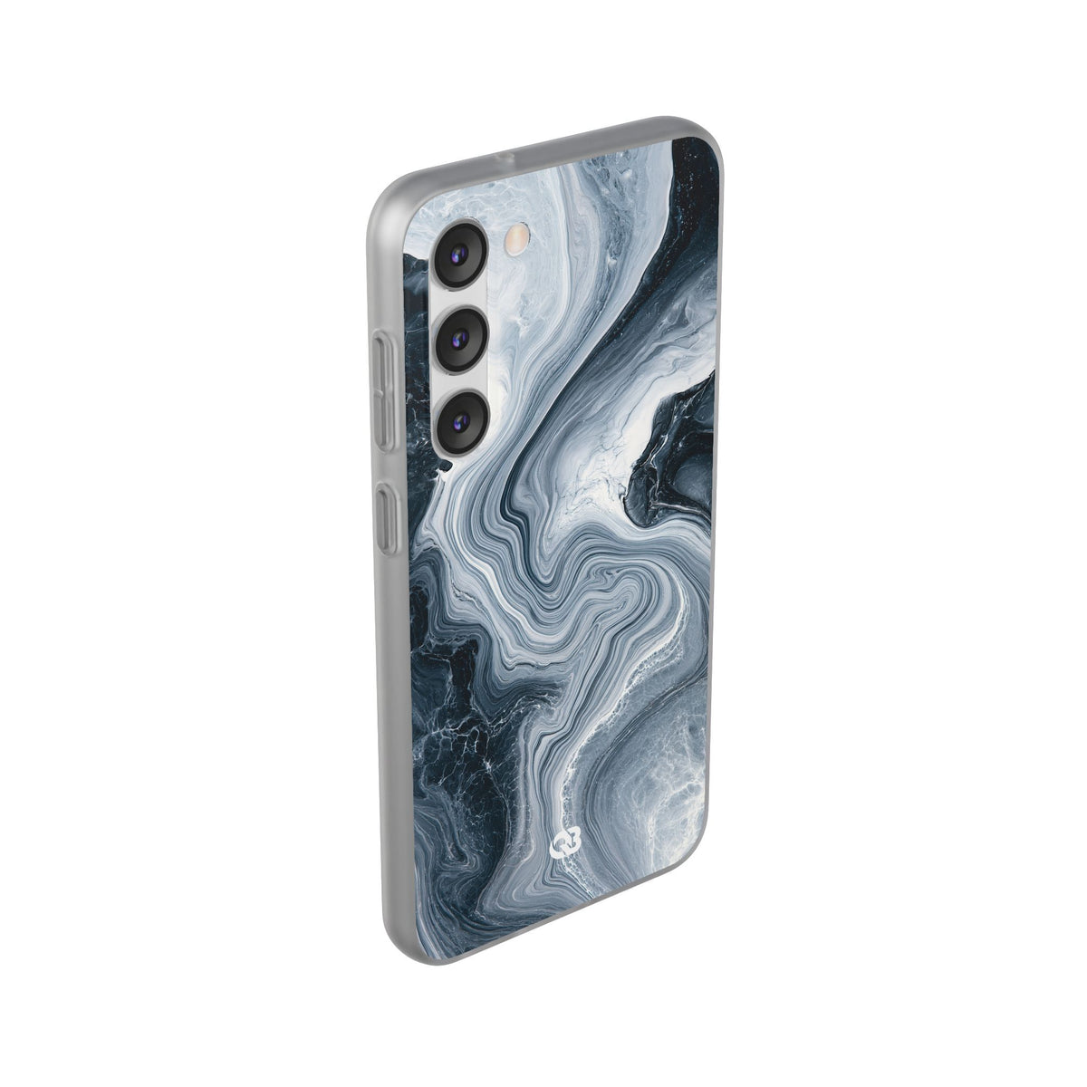 Suminagashi Ink Flow · Lite Phone Case for Samsung · Grey