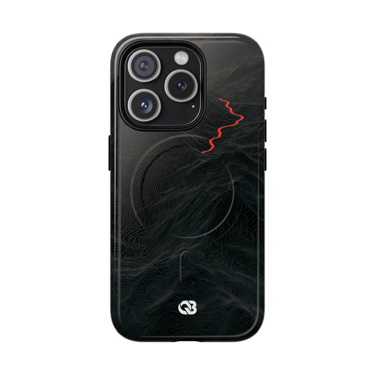 Crimson Ridge Pass · Tough 2.0 Magnetic Phone Case for iPhone · Black