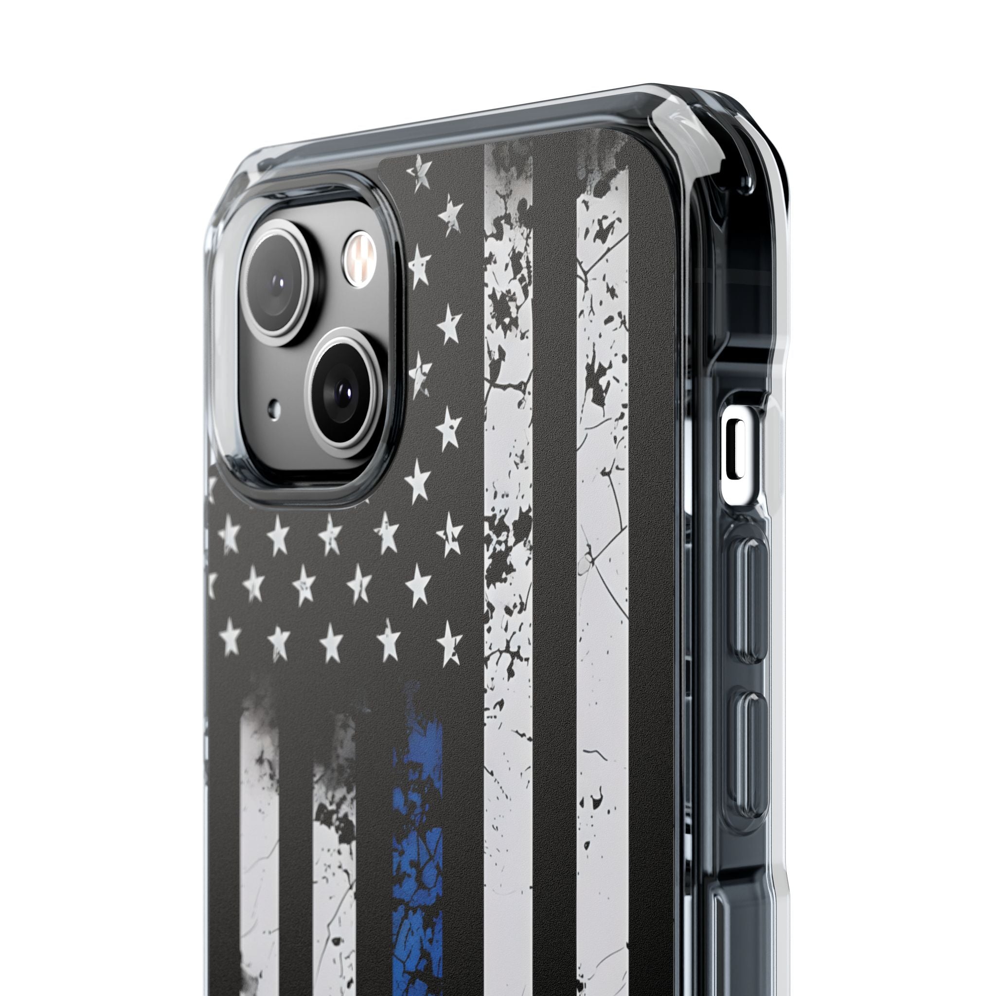 Gritty Cobalt Flag · Impact Phone Case for iPhone · Magsafe