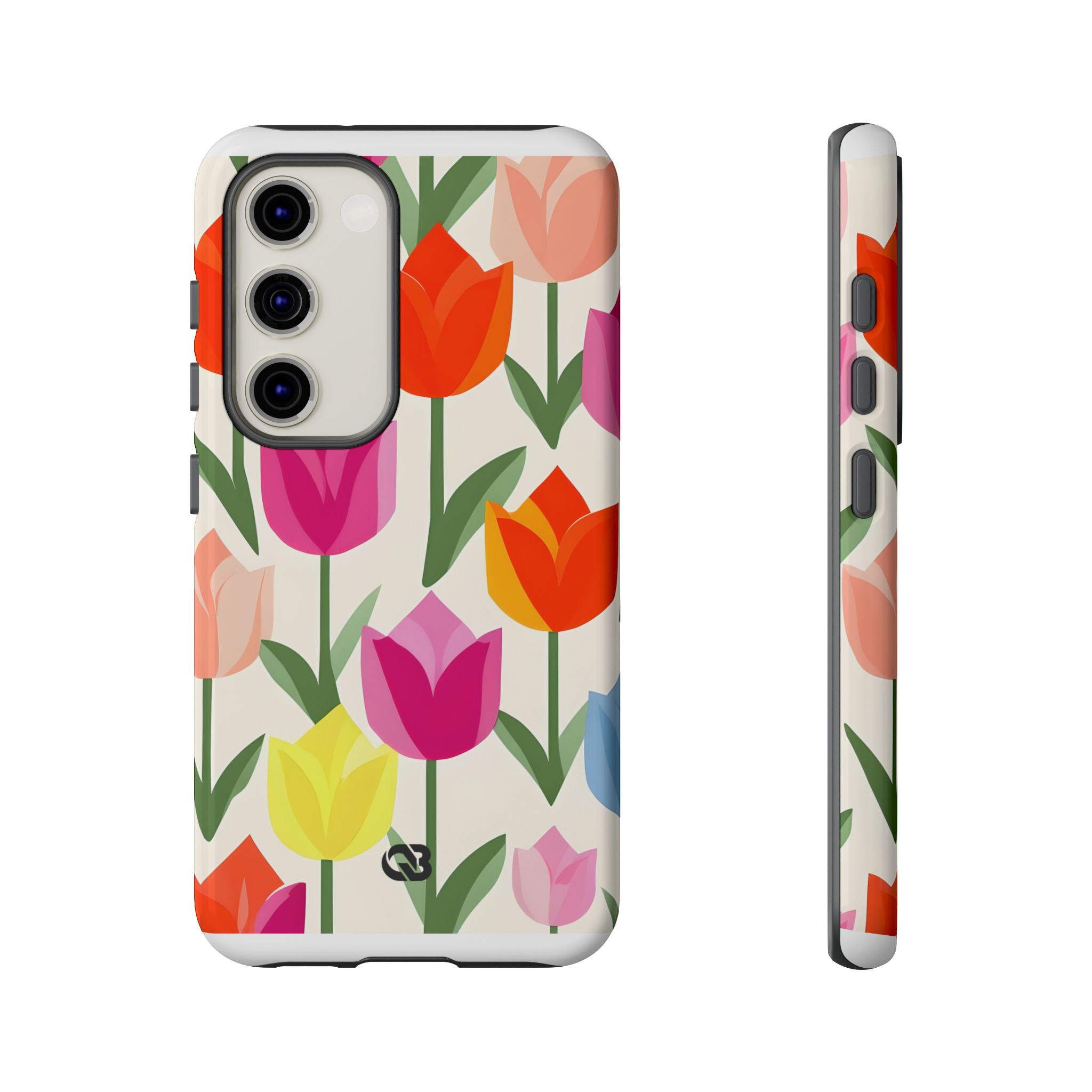 Vibrant Petal Grid · Tough Handyhülle für Samsung