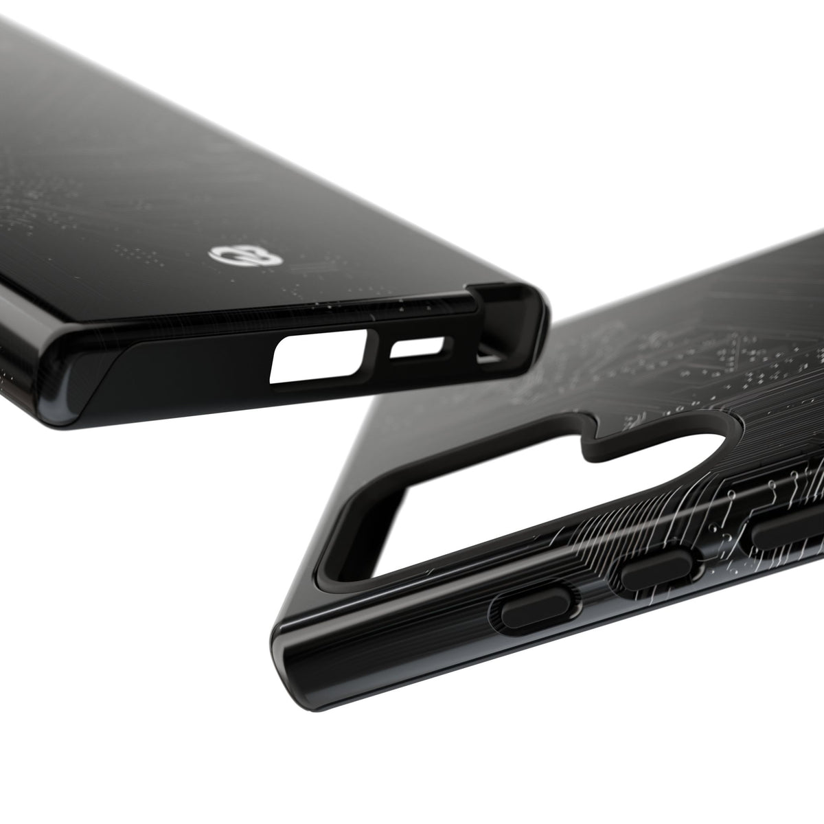 Obsidian Circuitry · Tough Phone Case for Samsung · Black